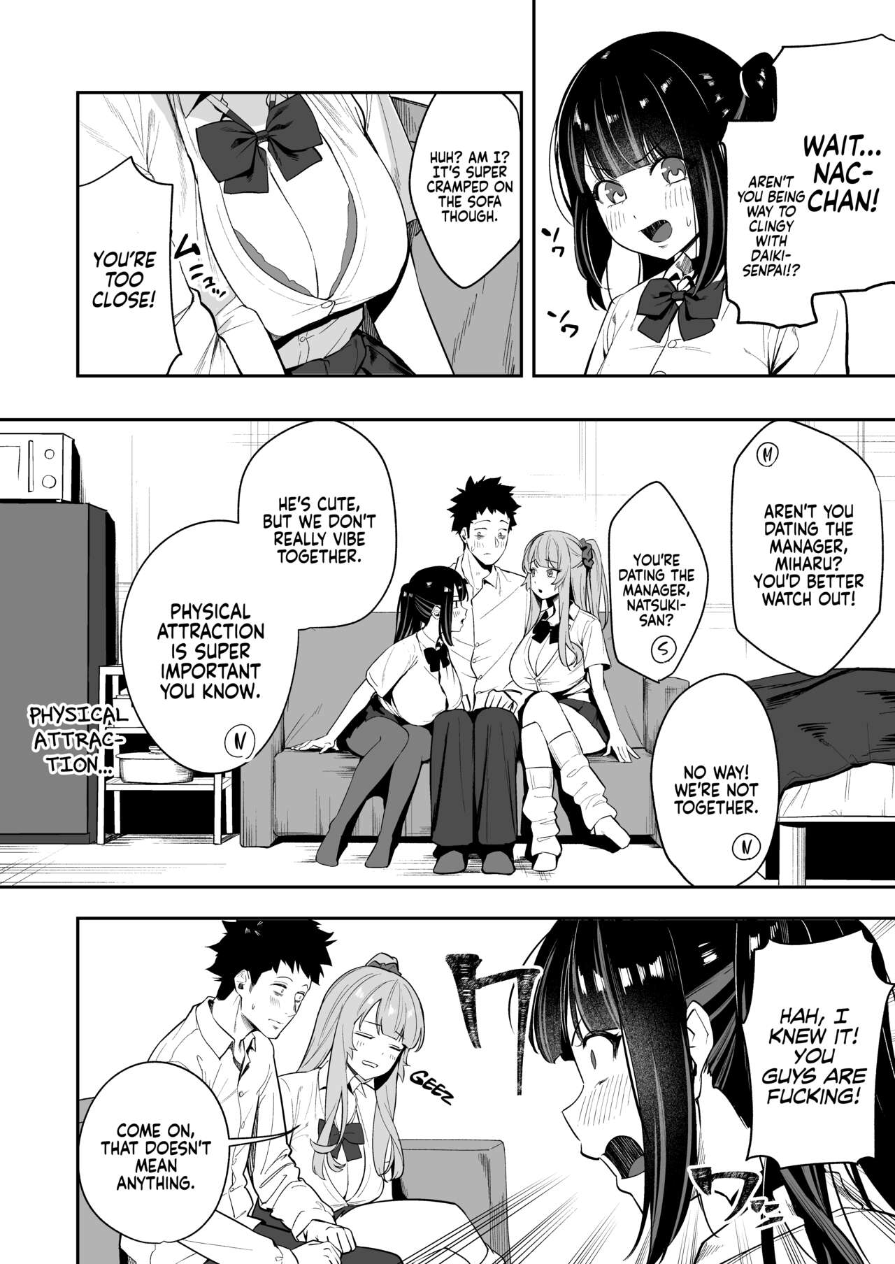 Can we stay at your place tonight Senpai? page 9
