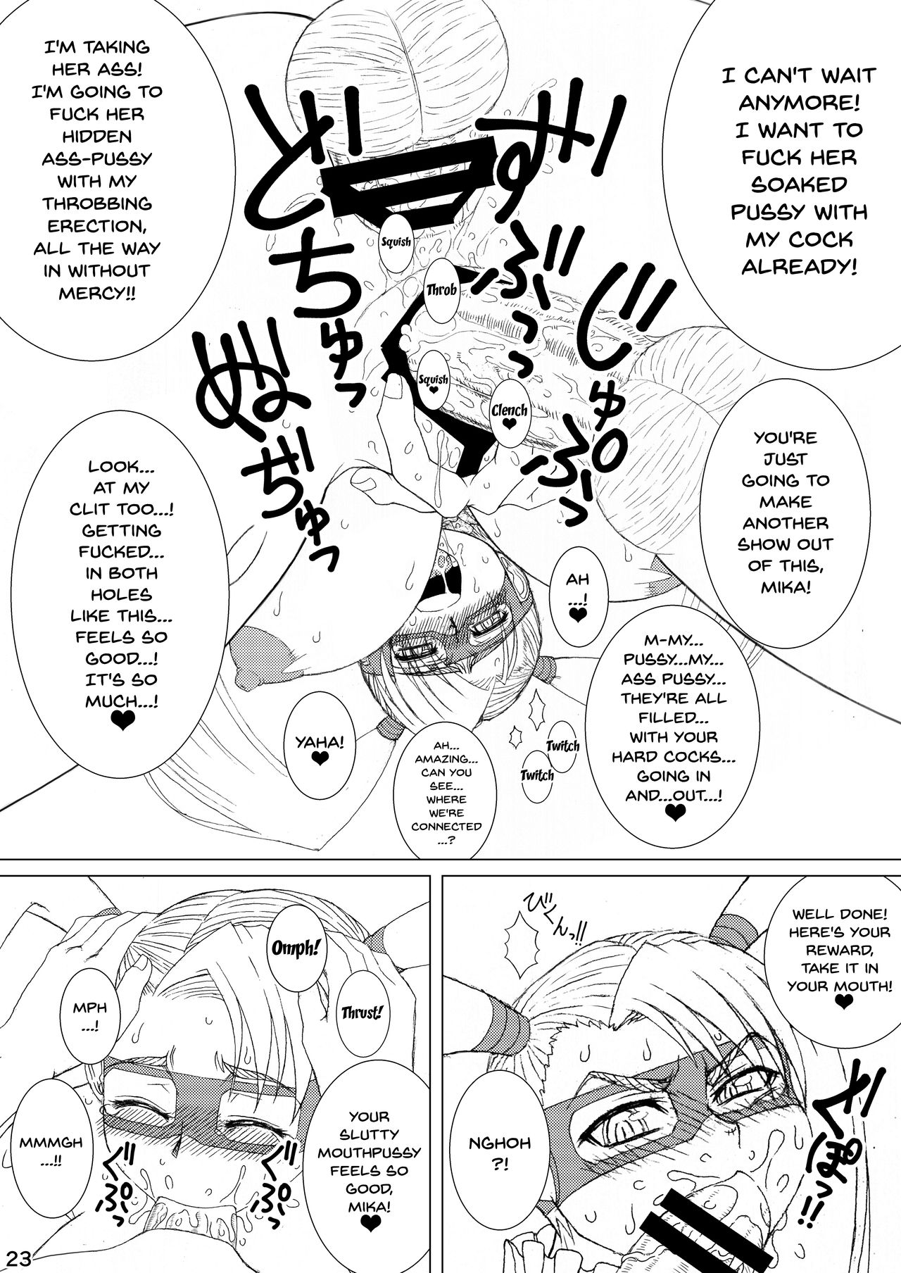 CAPCOM (& MORE!) VS FIGHTING GIRLS Swimsuit & Gangbang Special page 20