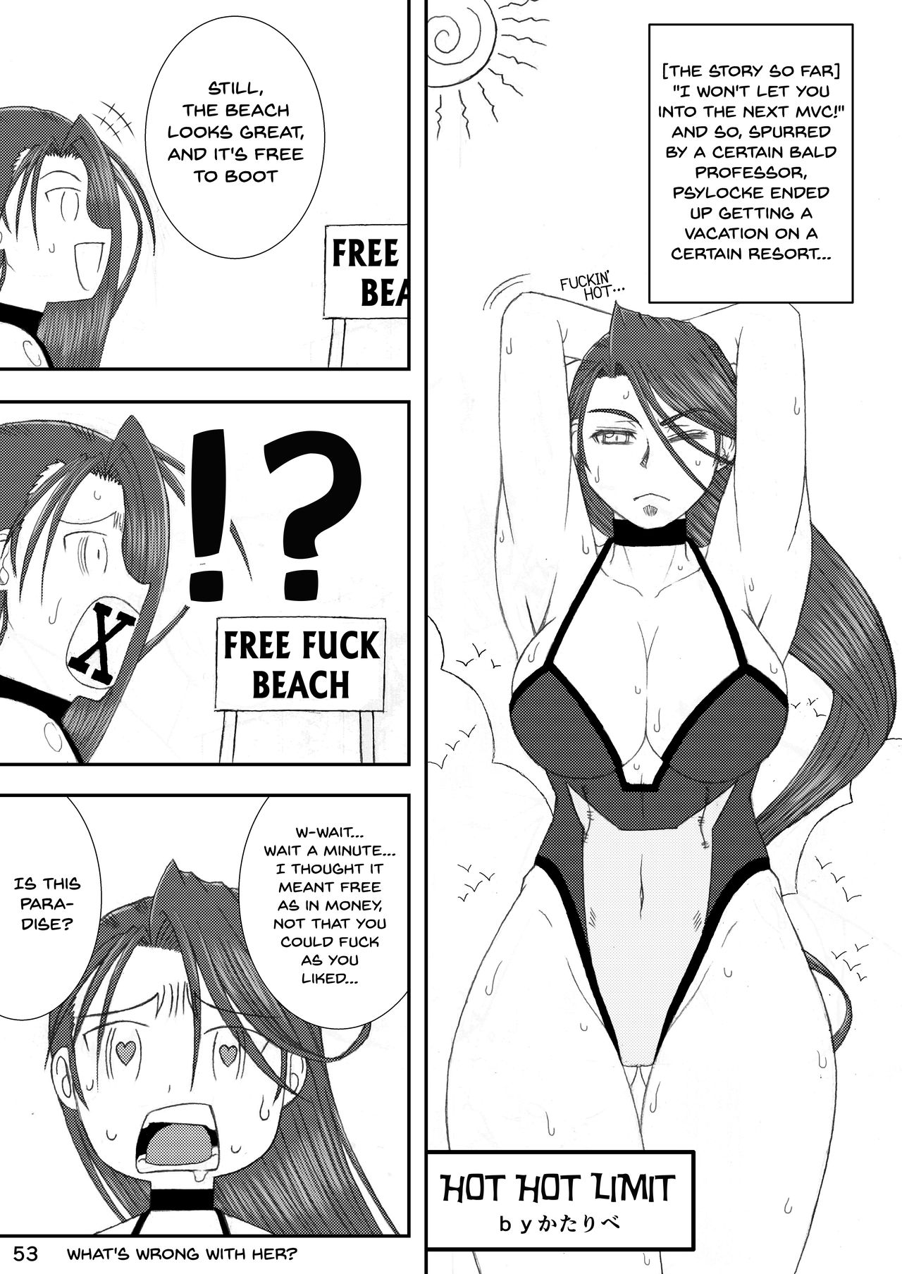 CAPCOM (& MORE!) VS FIGHTING GIRLS Swimsuit & Gangbang Special page 50