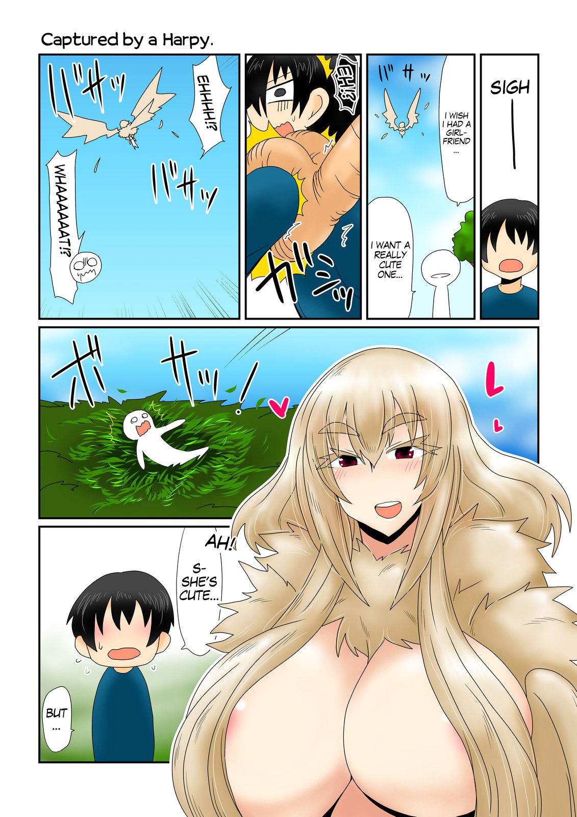 Captured By A Harpy. page 1
