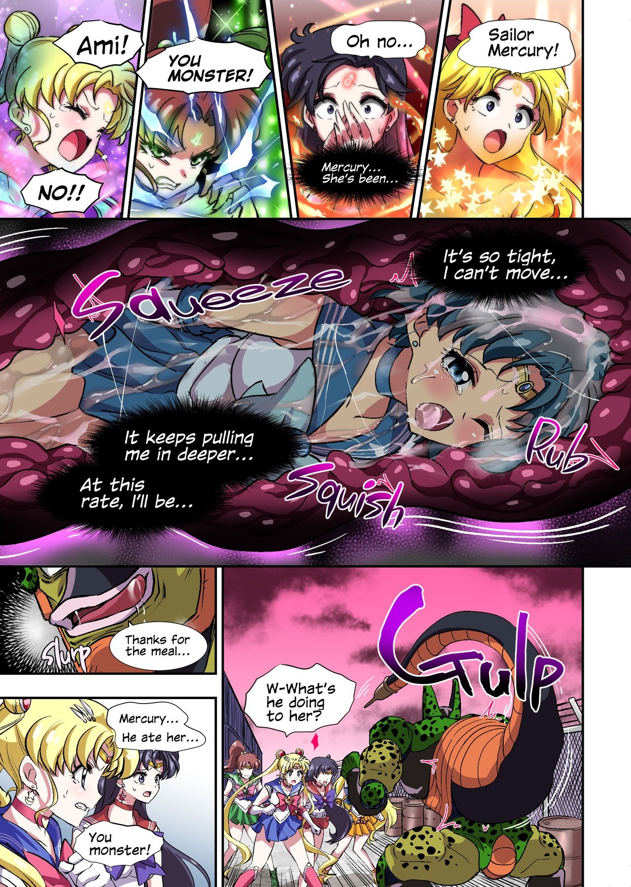 Cell's Perfect Meal: Sailor Moon V page 4