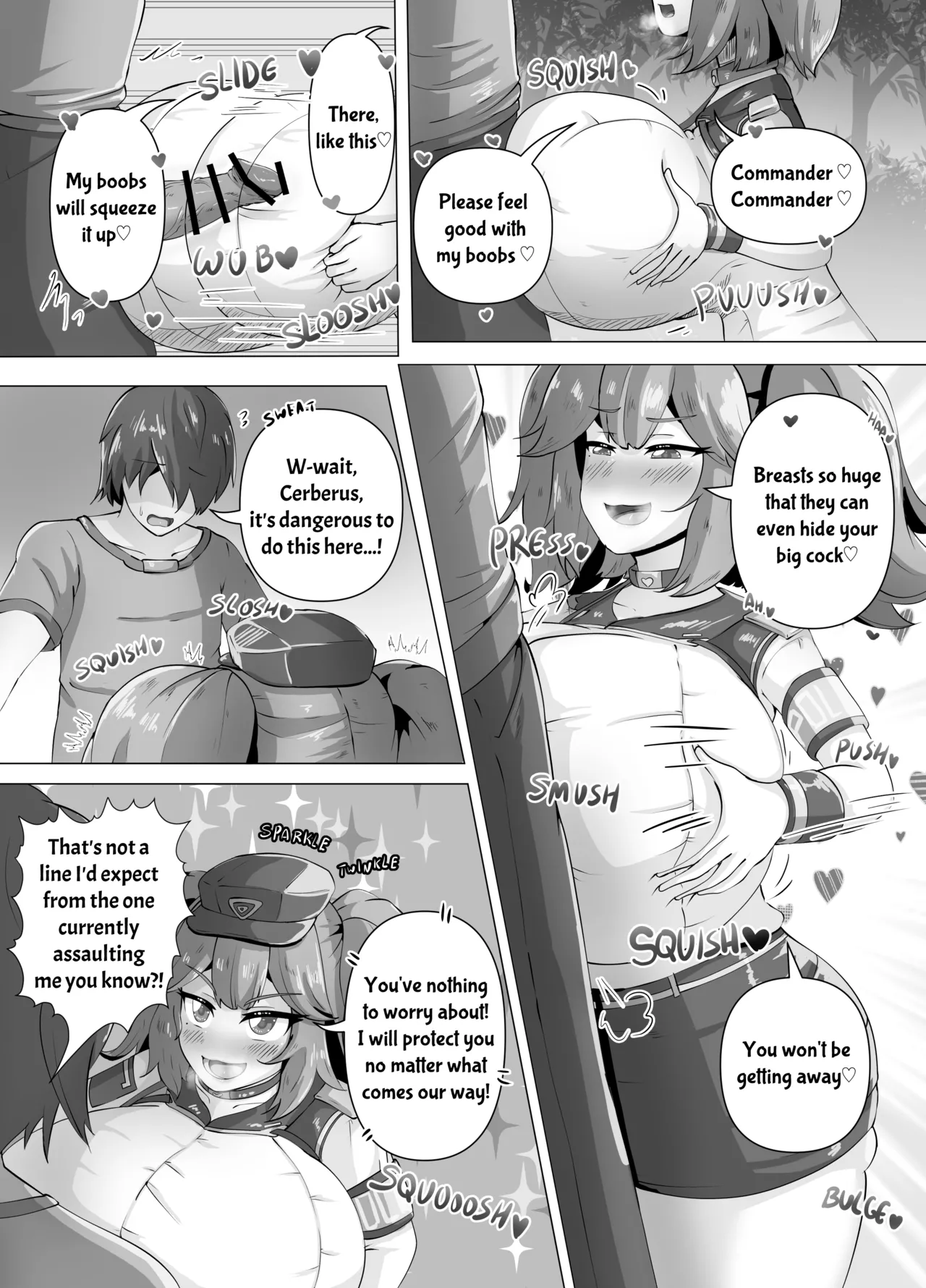 Cerberus to Hatsujou Hatsuiku Osanpo Ecchi page 11