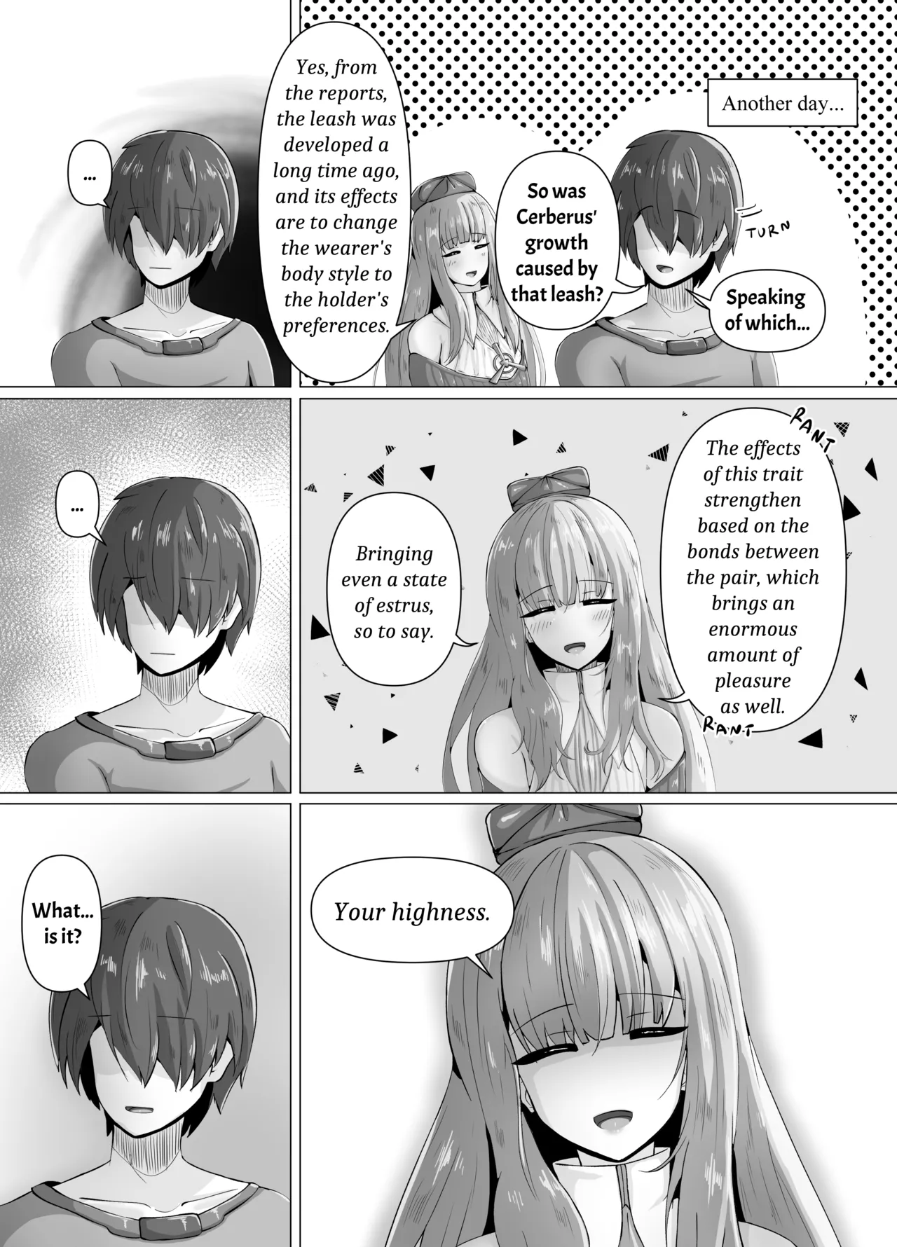 Cerberus to Hatsujou Hatsuiku Osanpo Ecchi page 30
