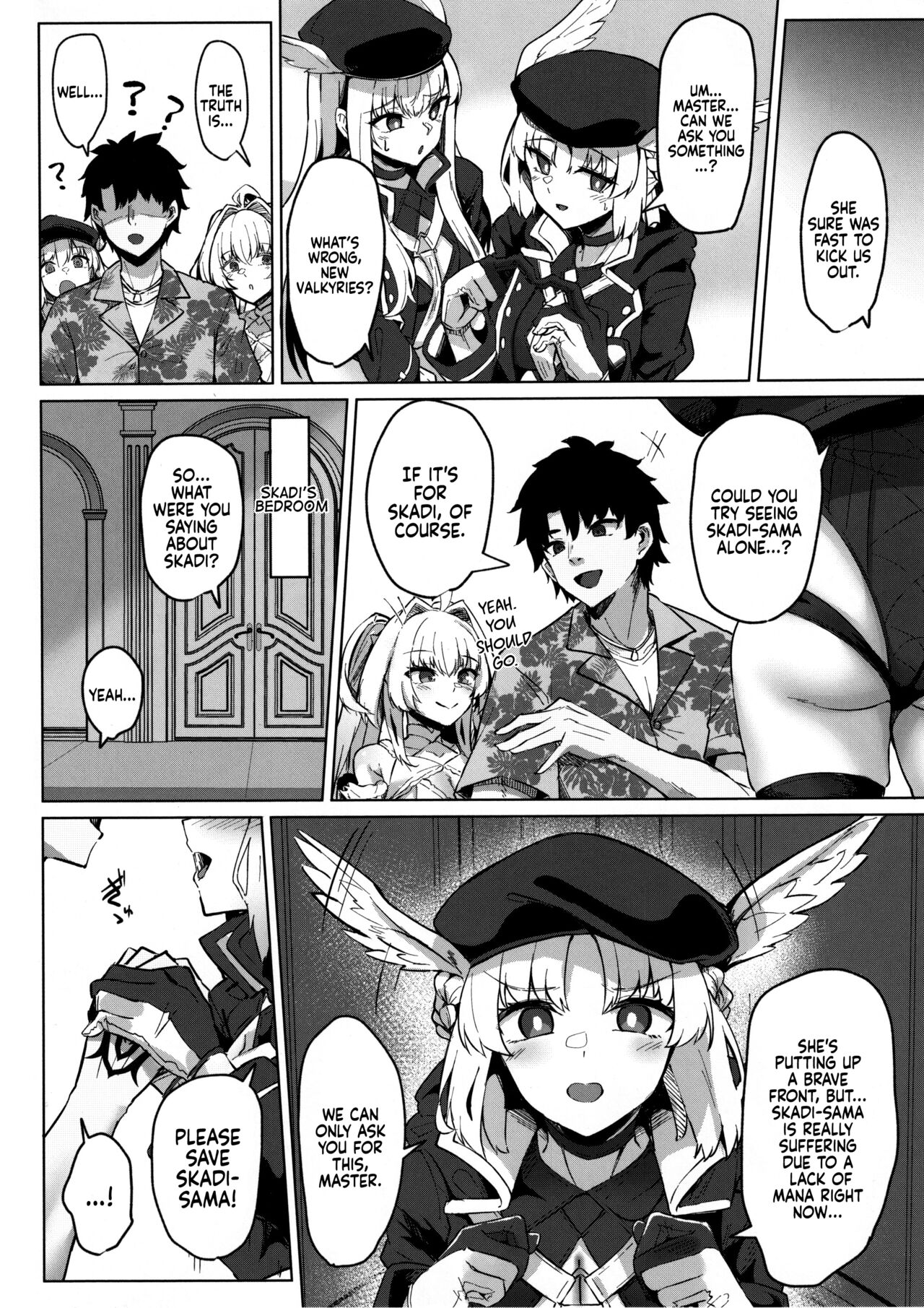 Chaldea Midsummer Vacation. Marrying and Mana Transferring with Bride Skadi page 6