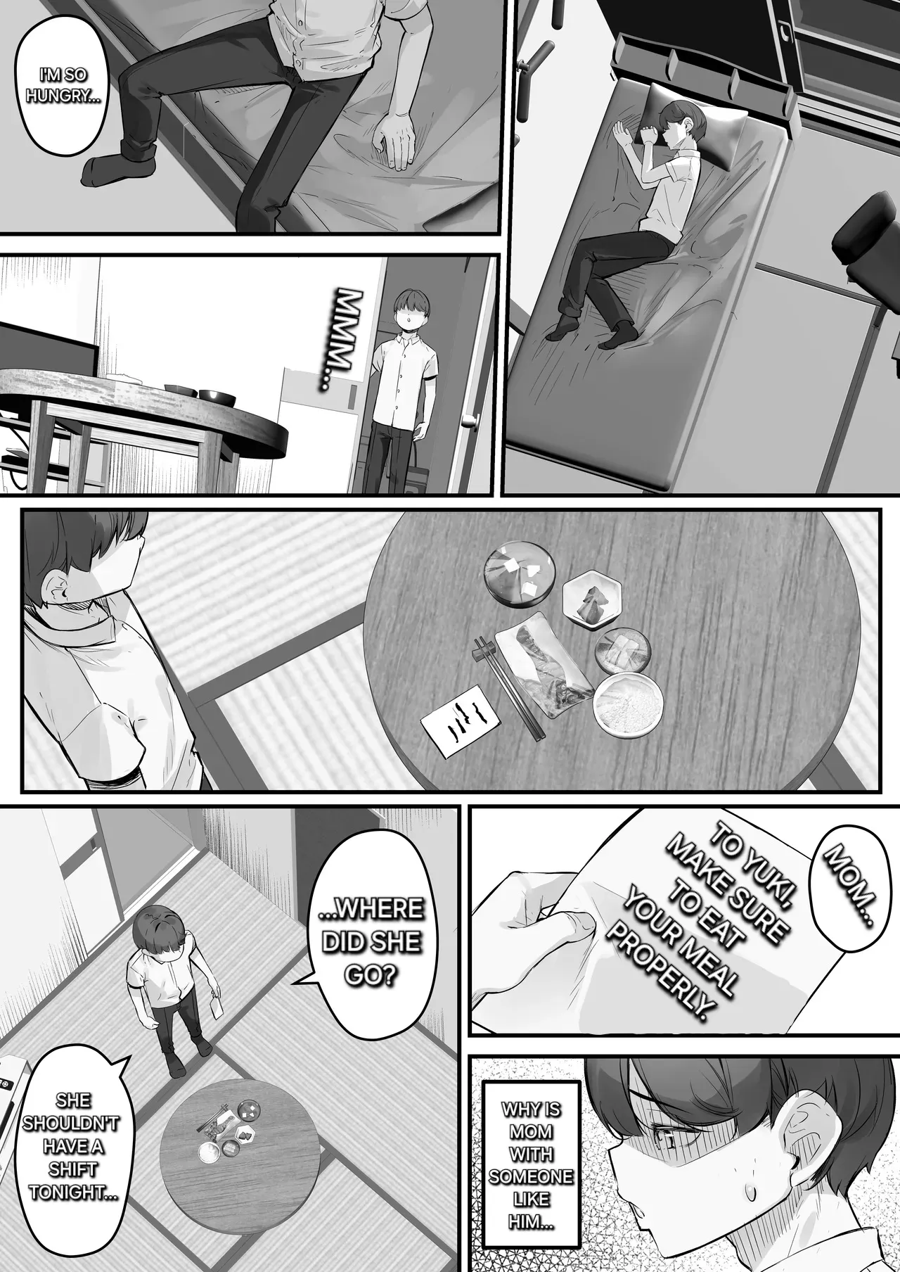 Chara Otoko ni Netorareru Tare Deka Nagachichi Kaa-san 1 _ The Busty Mom with Long, Sagging Breasts Gets Seduced by a Playboy – Part 1 page 16