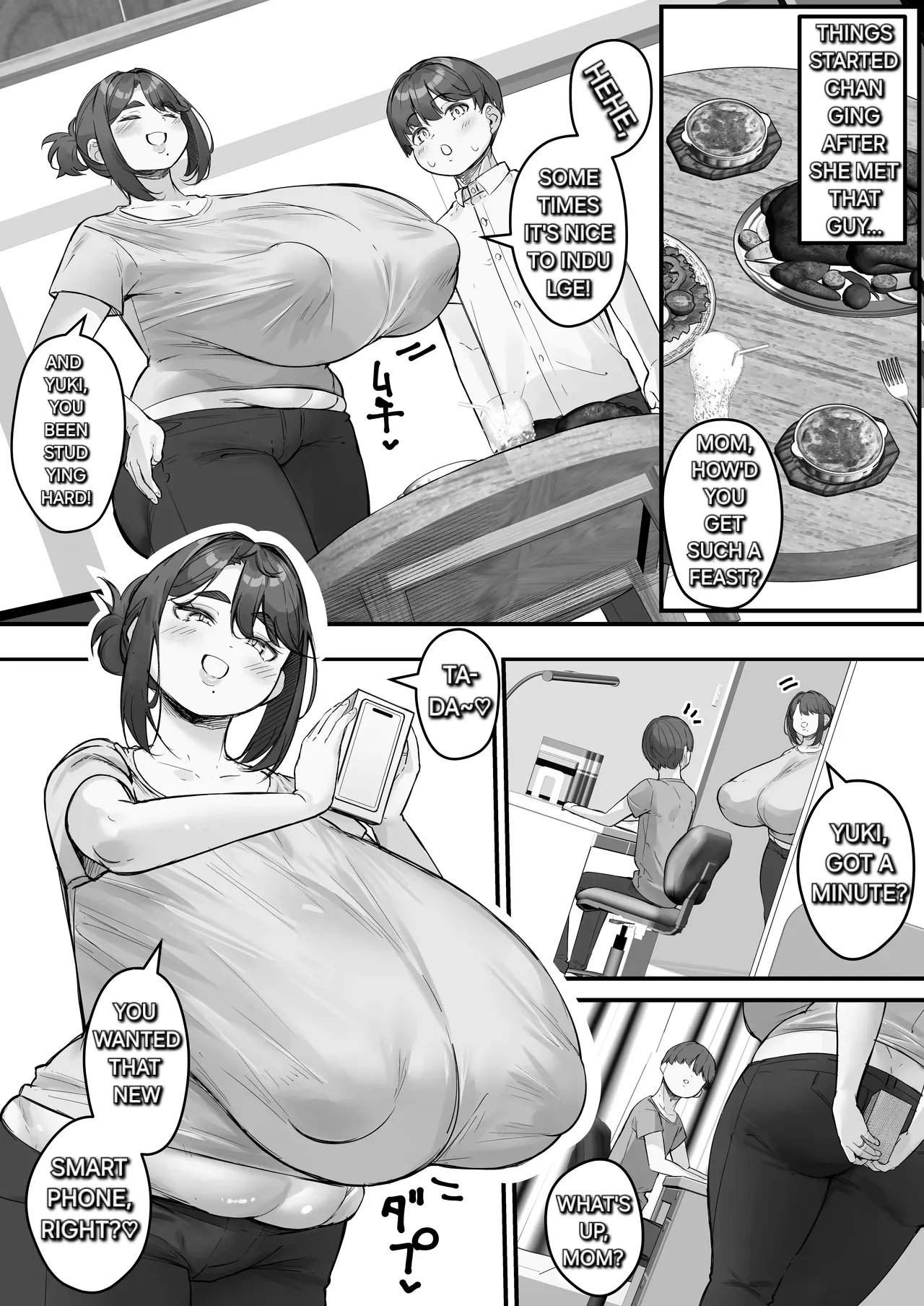 Chara Otoko ni Netorareru Tare Deka Nagachichi Kaa-san 1 _ The Busty Mom with Long, Sagging Breasts Gets Seduced by a Playboy – Part 1 page 24