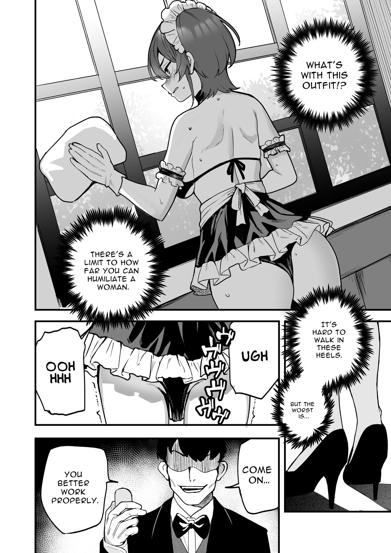 Charming Female Butler Undergoes A Ruthless Masochist Corruption Induction Course page 17