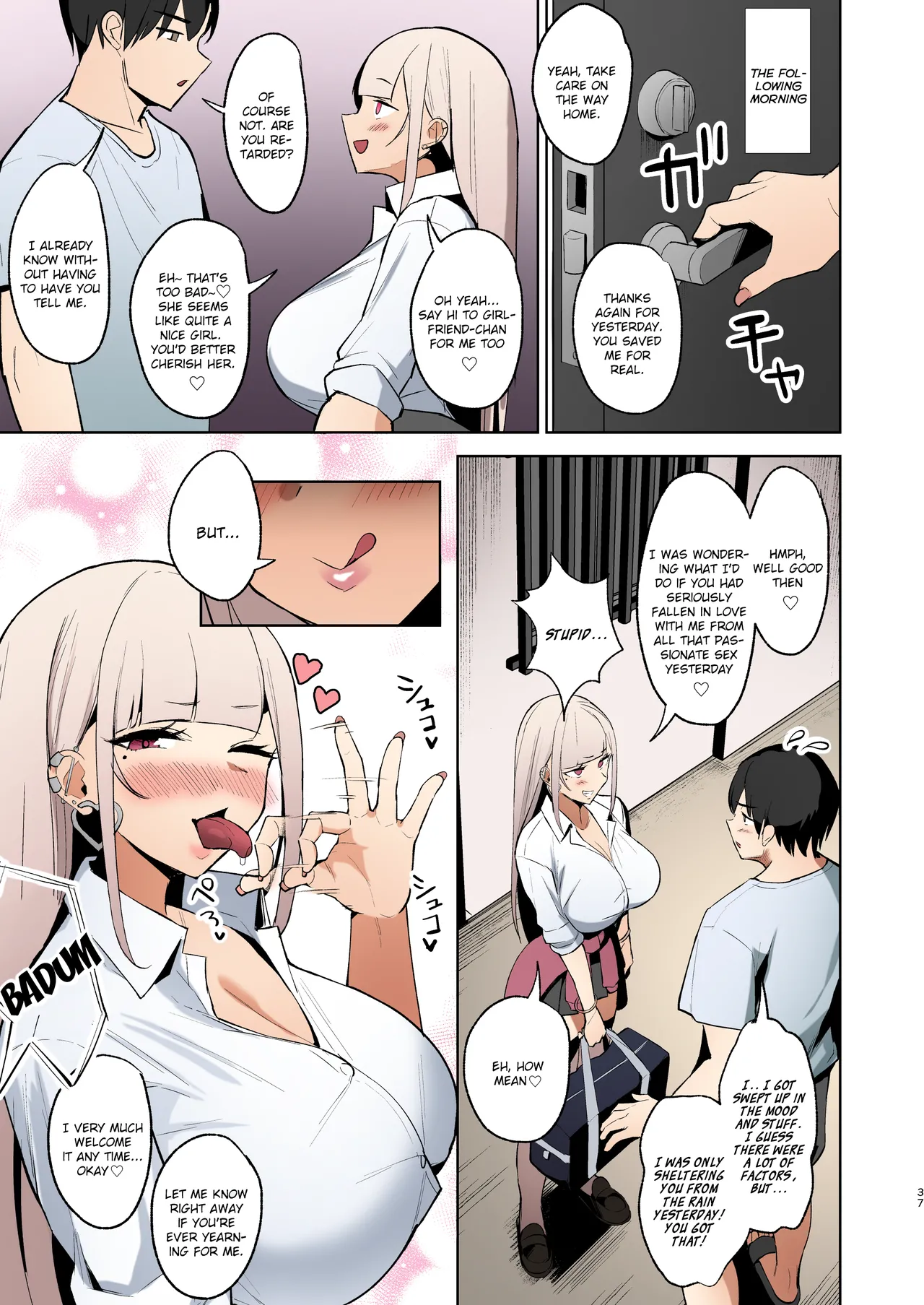 Cheating and Mating with a High School Gyaru while Sheltering from the Rain page 36