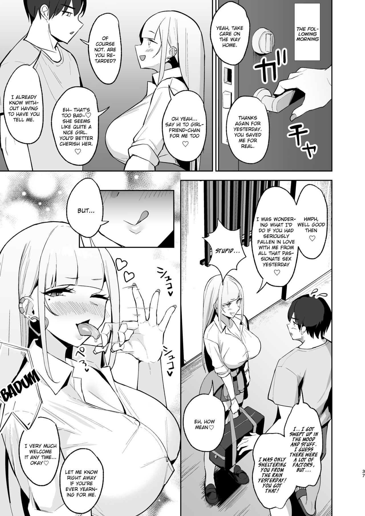 Cheating and Mating with a High School Gyaru while Sheltering from the Rain page 36