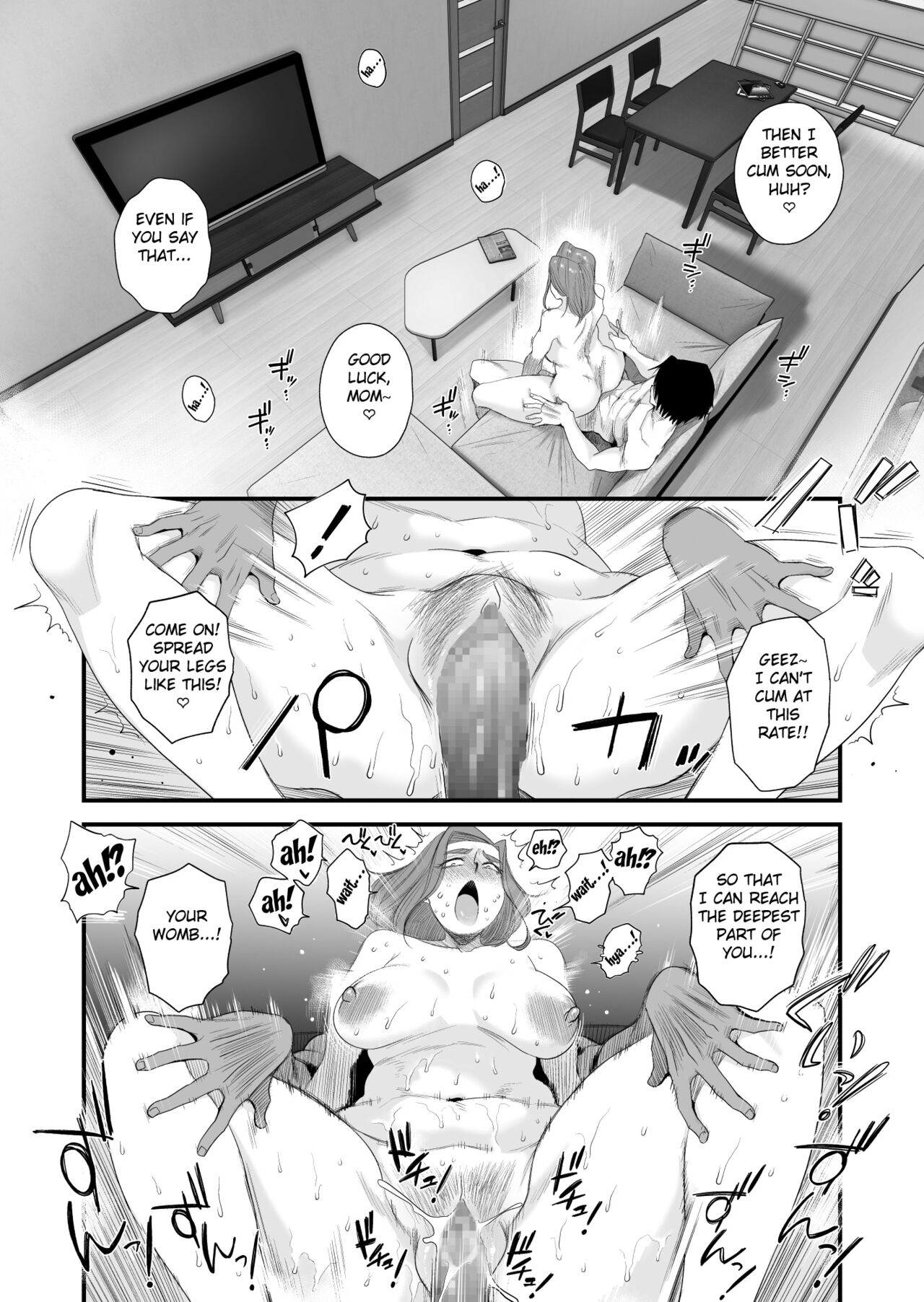 Chichioya Kounin! Hasegawa-san Chi no Oyako Kankei ~Fuufu no Shinshitsu Nakadashi Hen~ page 35