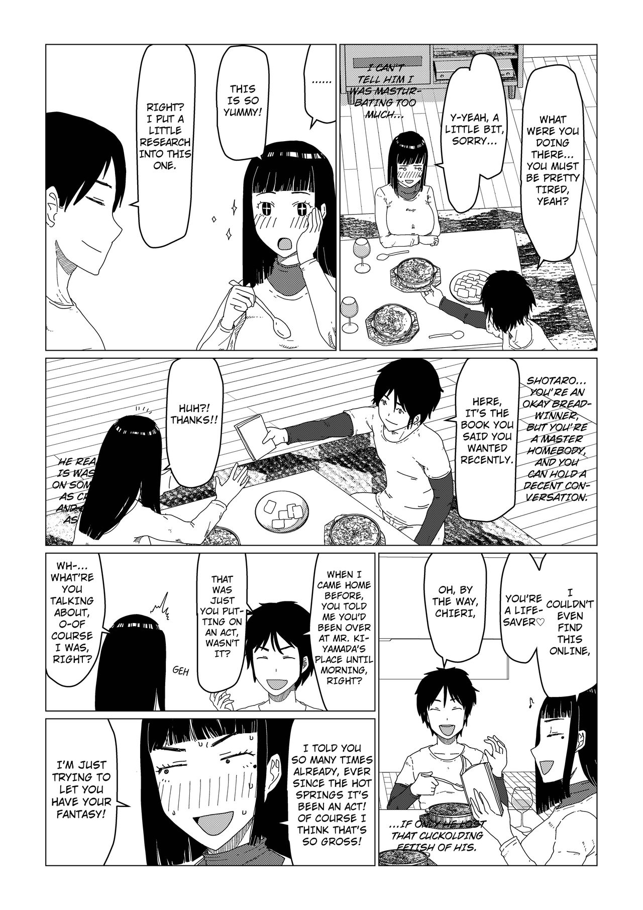 Chieri-san Never Gives Up! 2 - Spouse-approved Apartment Hotwife - Part 1 page 16