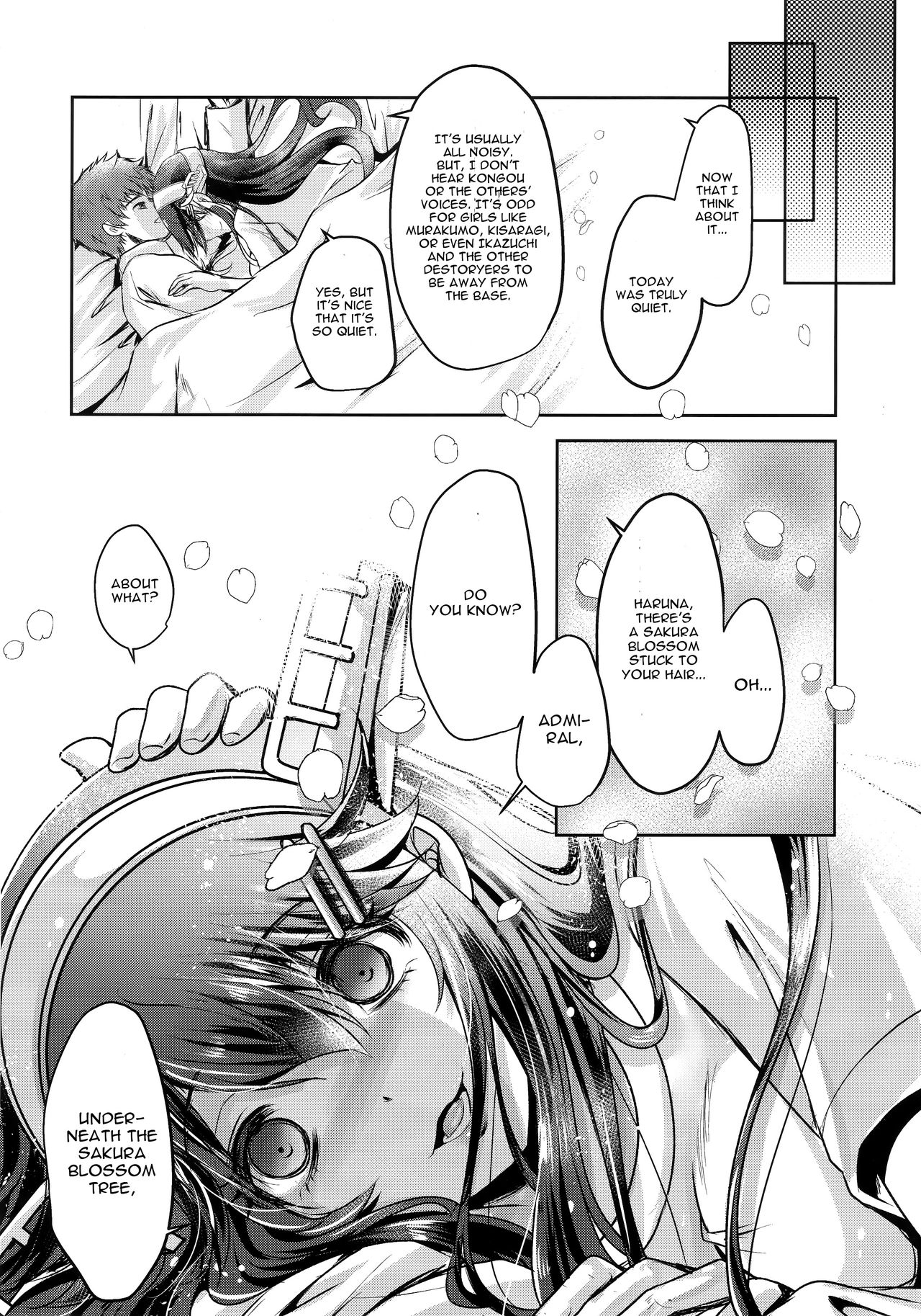 Chinjufu no sakura to T-shirt no Haruna page 21