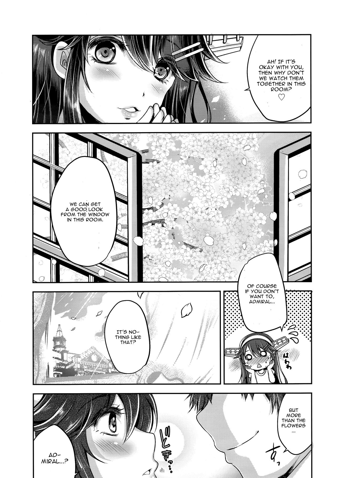Chinjufu no sakura to T-shirt no Haruna page 4