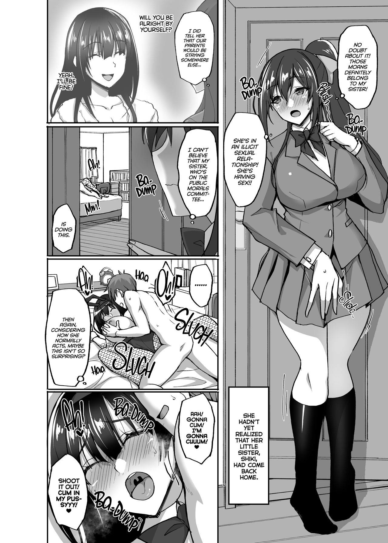 Chishojo Fuuki Iin no Minna ni Ienai Inbi na Onegai 4 ~Zoku Ouchi Sex to Imouto Onanie to Fuuki Iin no Shimai Donburi~ page 3