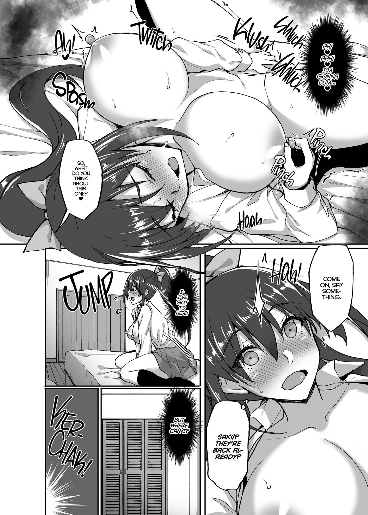 Chishojo Fuuki Iin no Minna ni Ienai Inbi na Onegai 4 ~Zoku Ouchi Sex to Imouto Onanie to Fuuki Iin no Shimai Donburi~ page 9