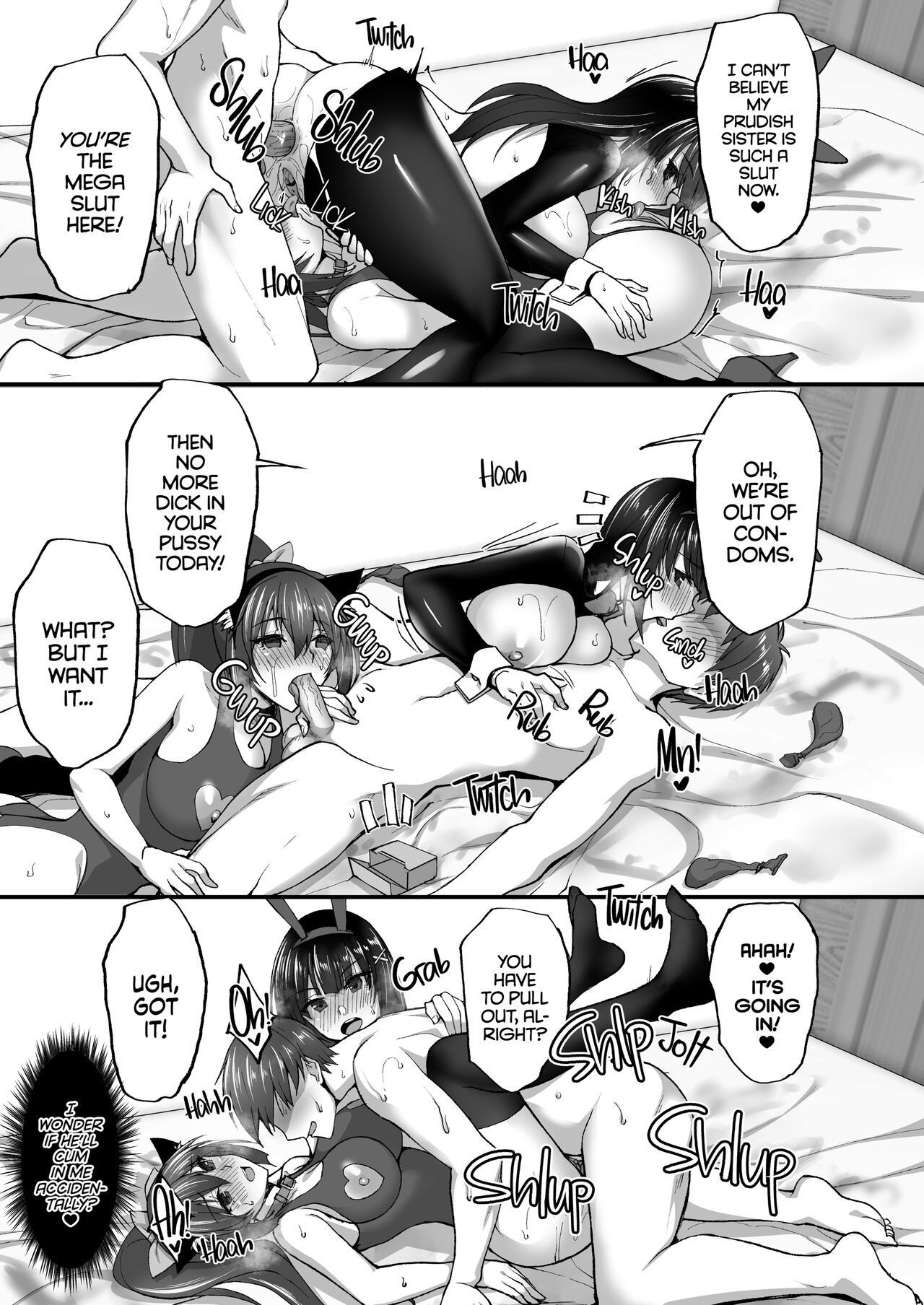 Chishojo Fuuki Iin no Minna ni Ienai Inbi na Onegai 5 ~Junjou Bitch de Sukebe Ishou na Shimai Donburi o Meshiagare~ page 66