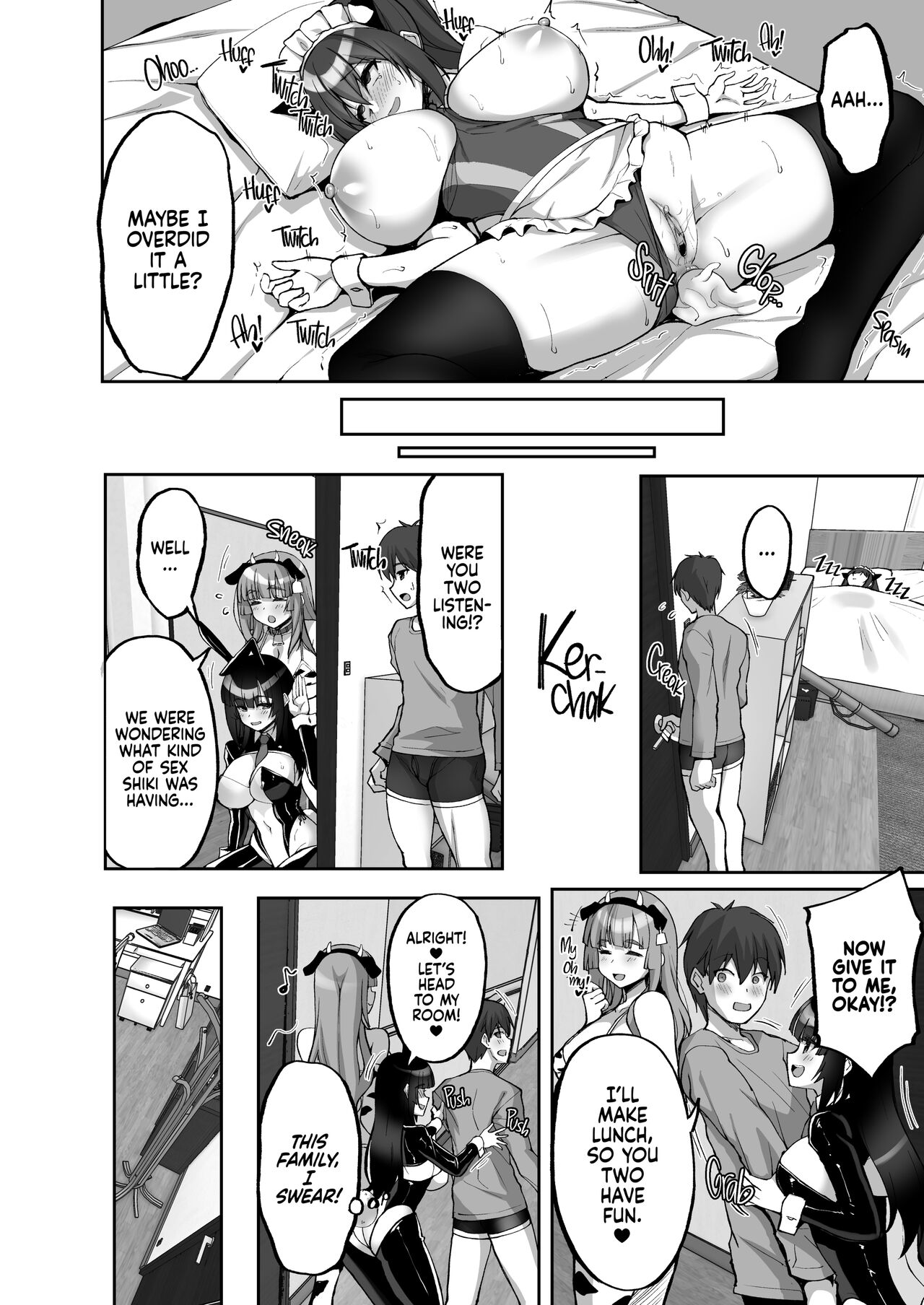 Chishojo Fuuki Iin no Minna ni Ienai Inbi na Onegai 7 ~Shimai to Mama o Seiteki ni Moteasobu Otomarikai Zenpen~ page 27