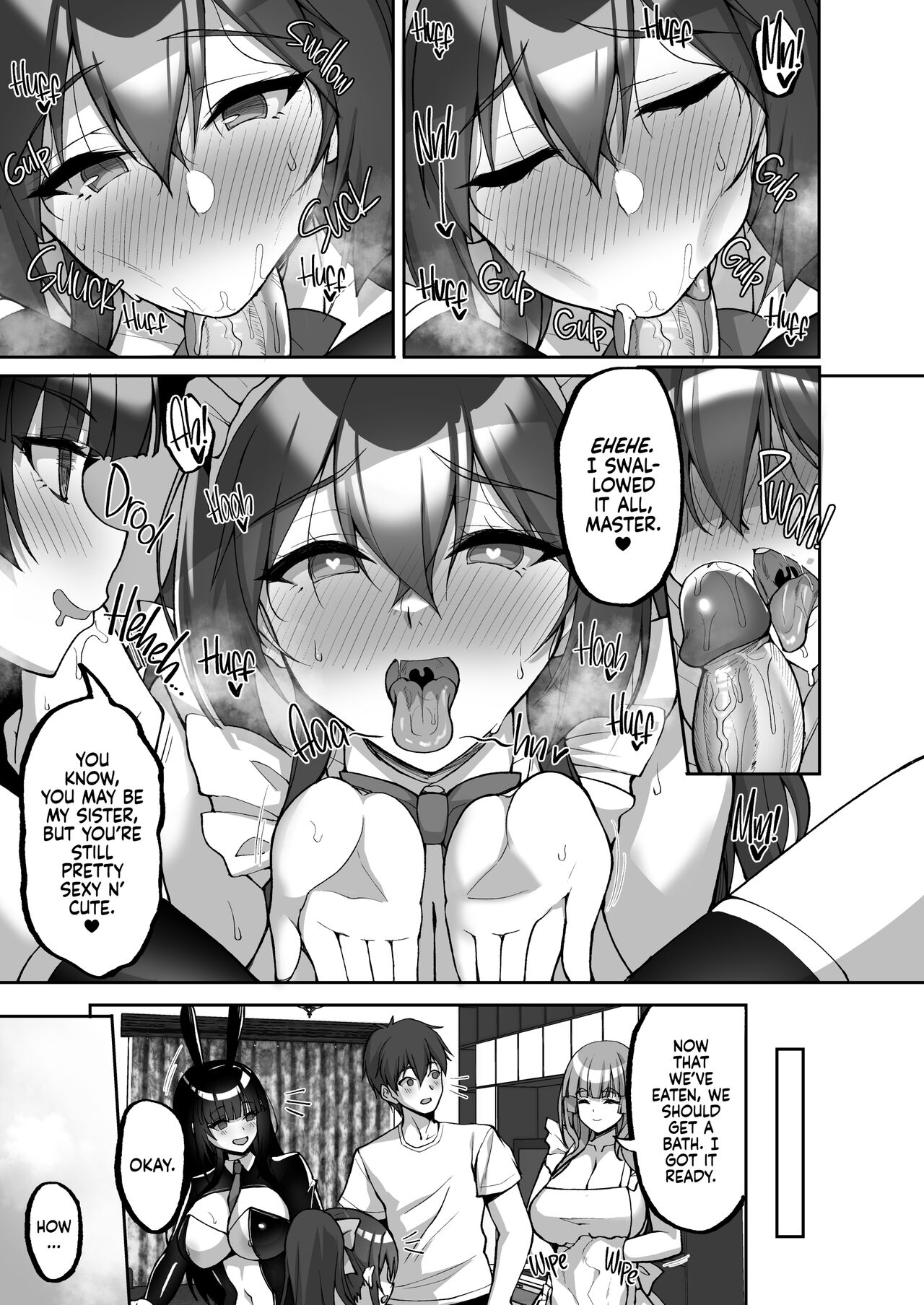 Chishojo Fuuki Iin no Minna ni Ienai Inbi na Onegai 7 ~Shimai to Mama o Seiteki ni Moteasobu Otomarikai Zenpen~ page 40