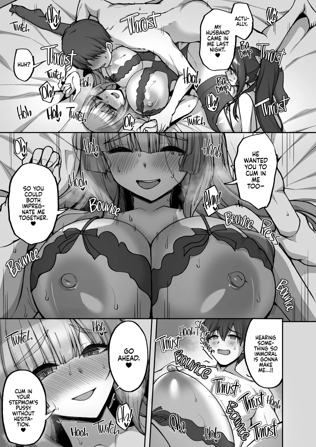 Chishojo Fuuki Iin no Minna ni Ienai Inbi na Onegai 8 ~Bomai to Ane o Haramaseru Otomarikai Kouhen~ page 42