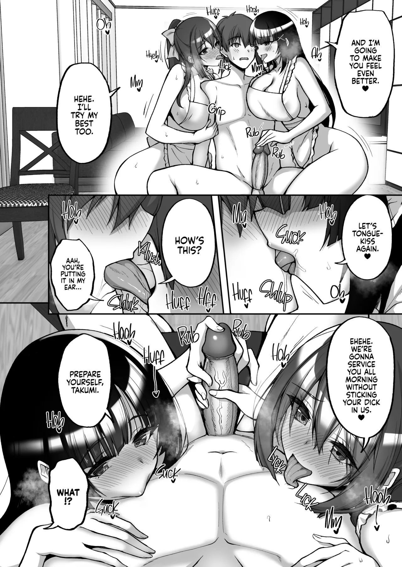 Chishojo Fuuki Iin no Minna ni Ienai Inbi na Onegai 8 ~Bomai to Ane o Haramaseru Otomarikai Kouhen~ page 9