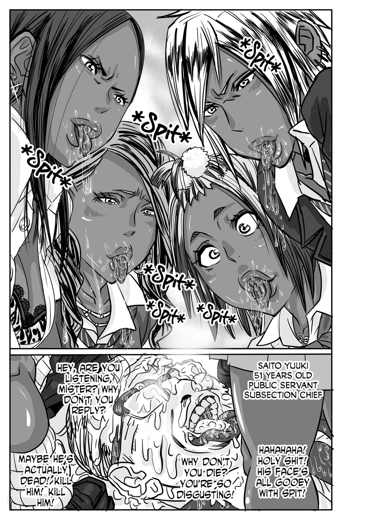 Cho ~Namaiki na Kuro Gal JK to Pakoritai Kimo Oyaji-tachi page 42