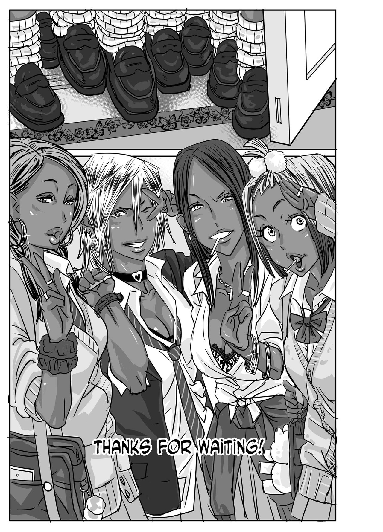 Cho ~Namaiki na Kuro Gal JK to Pakoritai Kimo Oyaji-tachi page 44