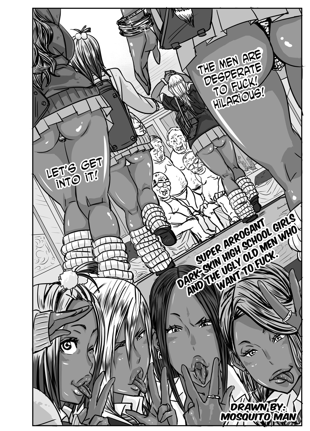 Cho ~Namaiki na Kuro Gal JK to Pakoritai Kimo Oyaji-tachi page 52