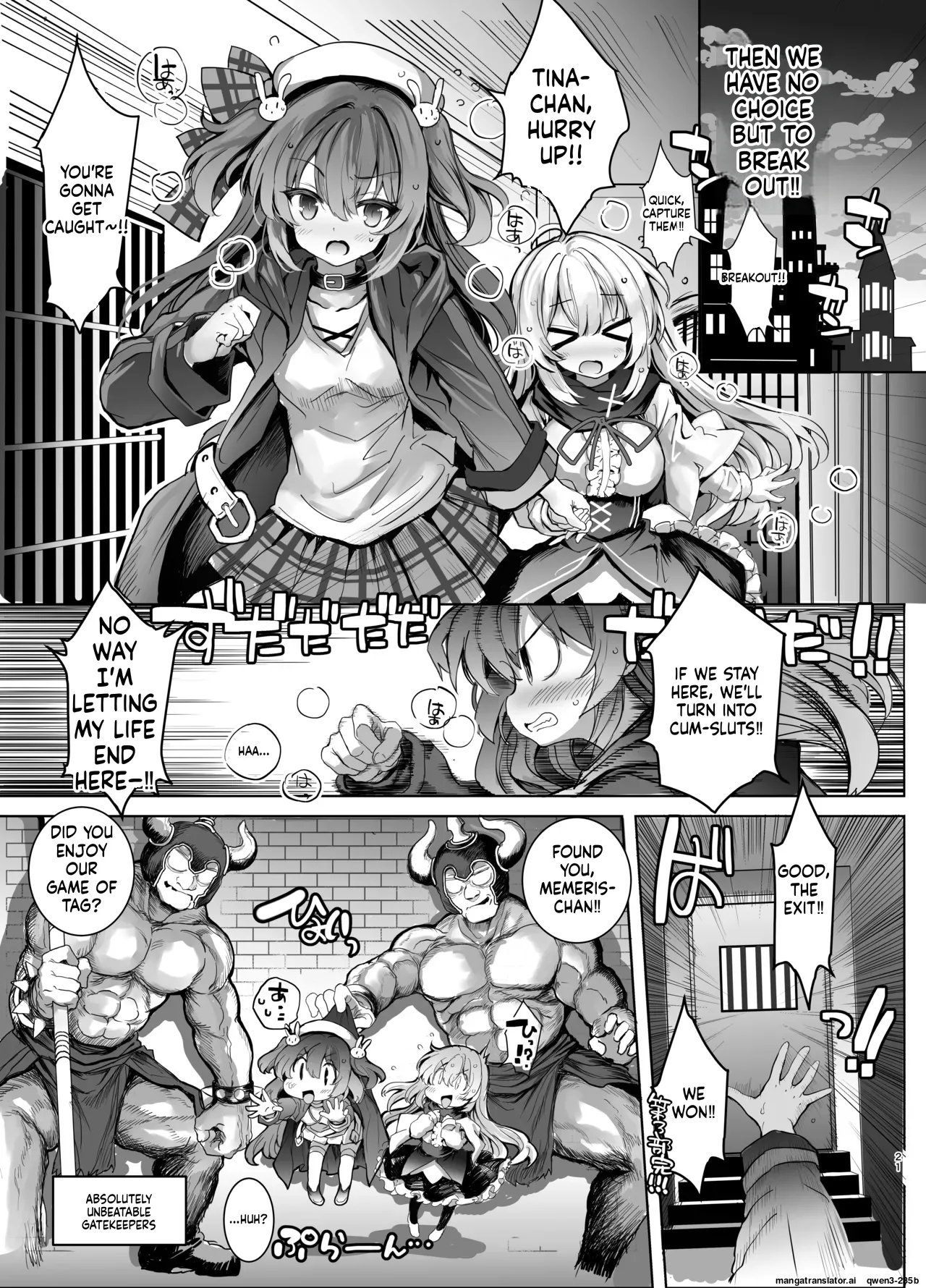 Choukyou Kangoku ni Torawarete... Seiki o Tokashi, Juuzoku Ochi page 21