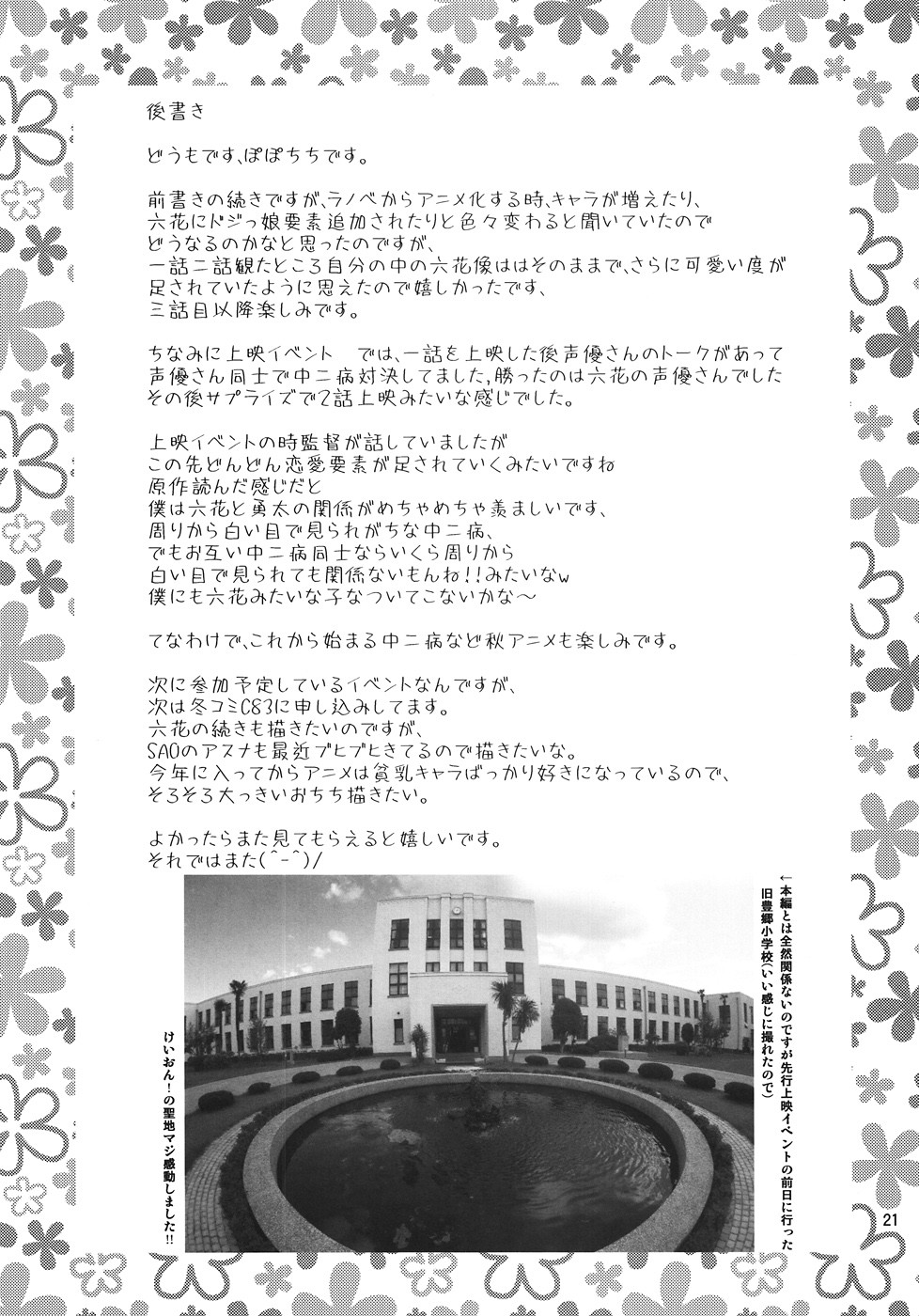 Chuunibyou Demo H ga Shitai! page 20