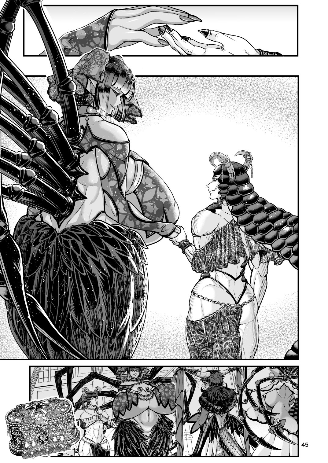 Clavelle to Miosotis ~Jingai Fuufu no Shoya~ page 45