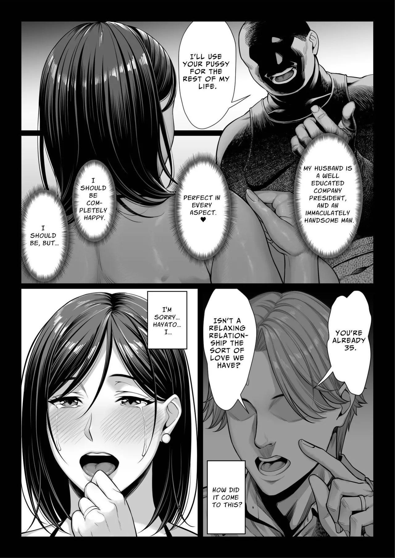 Cocky Rich Bitch Glam-Wife Gets Taught A Lesson With Dirty Old Man Dick page 48