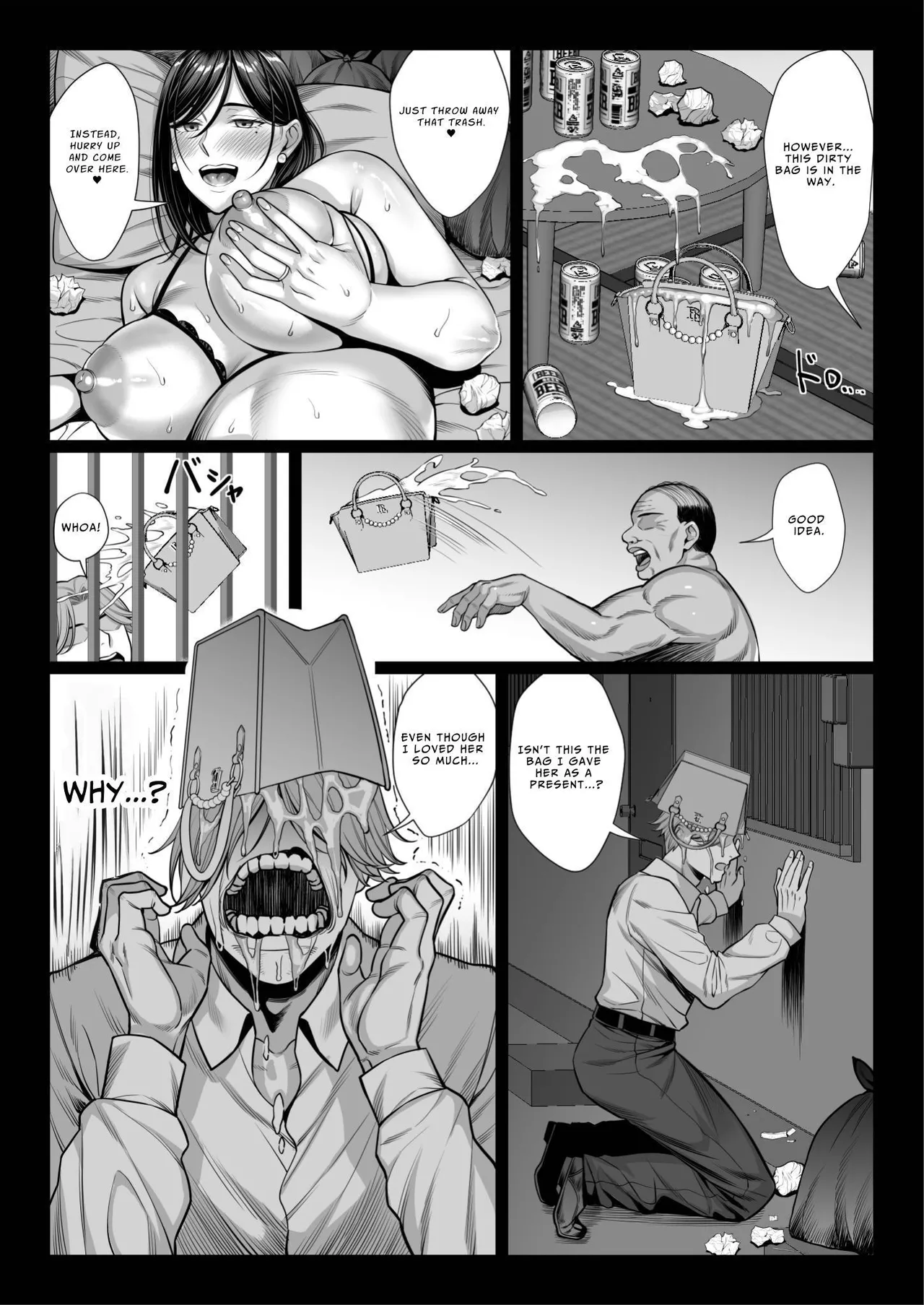 Cocky Rich Bitch Glam-Wife Gets Taught A Lesson With Dirty Old Man Dick page 65