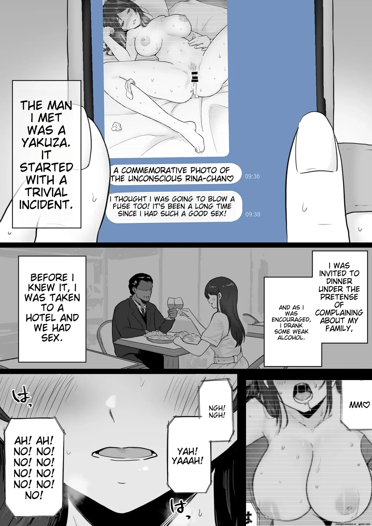 Collapsed Family 0 - The story of a mother who got hooked on sex with a Yakuza page 8