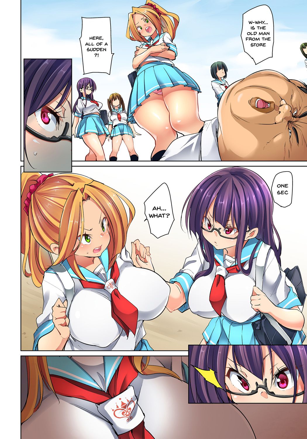 Commanding Stickers!? Ero Seal ~With One Sheet Selfish High Schoolers Become Enslaved to Cock 1-19 page 283