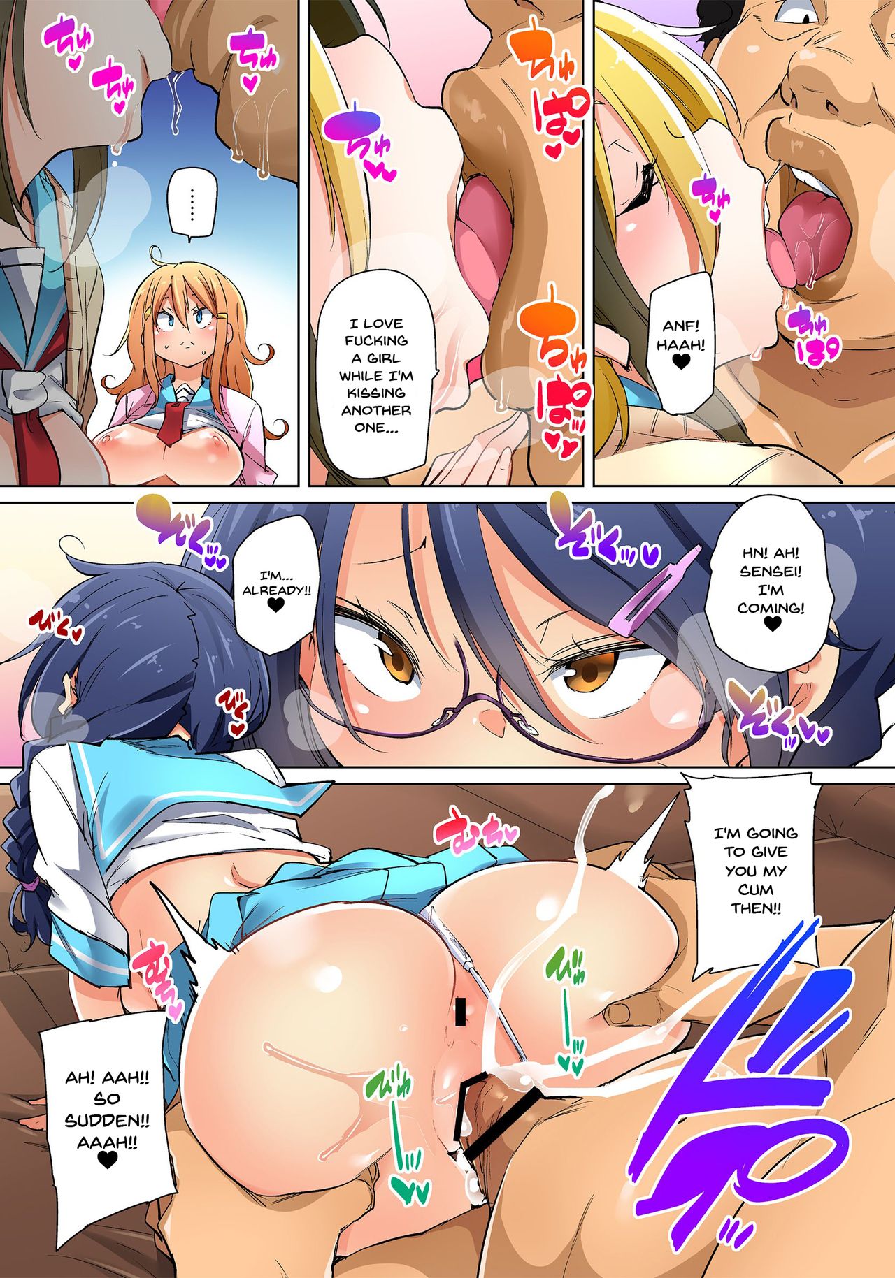 Commanding Stickers!? Ero Seal ~With One Sheet Selfish High Schoolers Become Enslaved to Cock 1-19 page 403