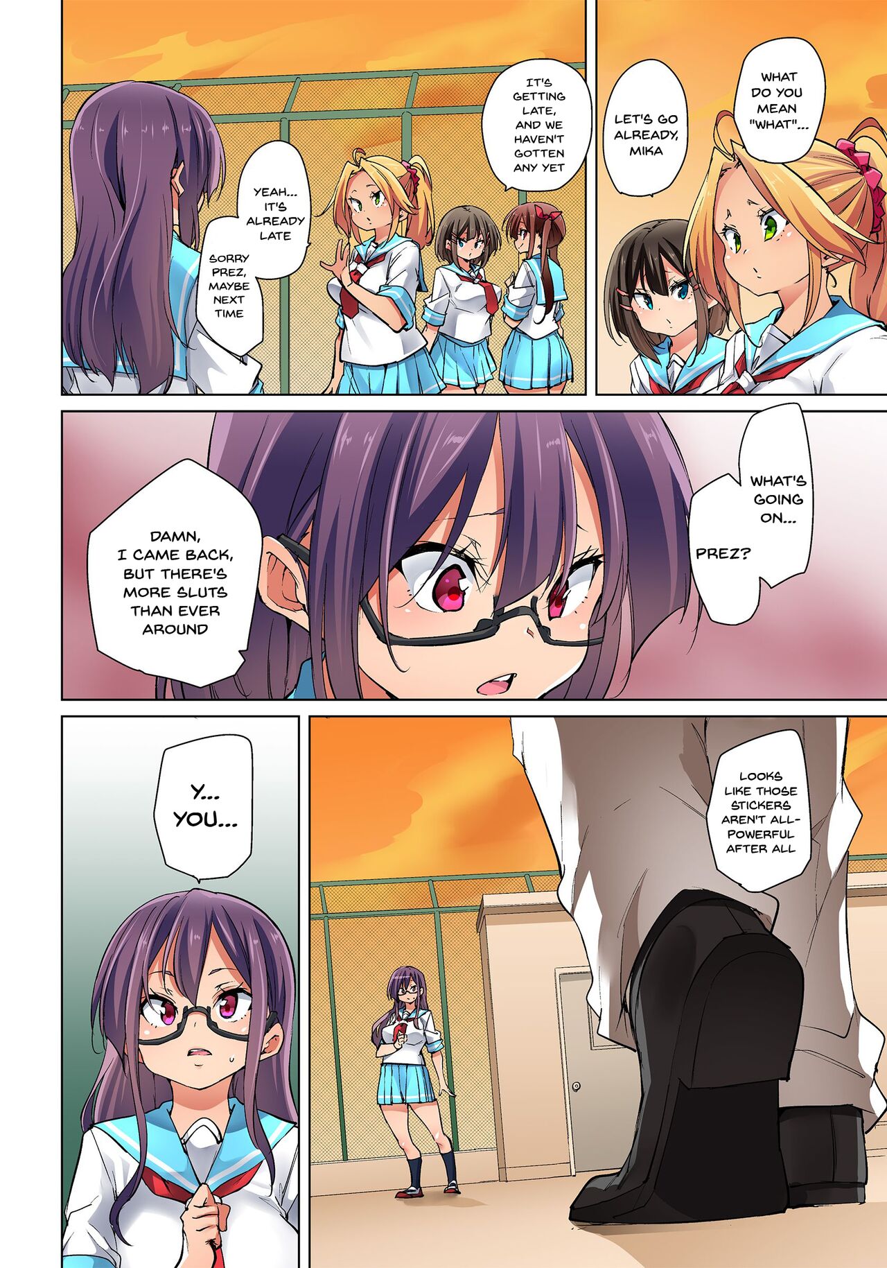 Commanding Stickers!? Ero Seal ~With One Sheet Selfish High Schoolers Become Enslaved to Cock 1-22 page 437