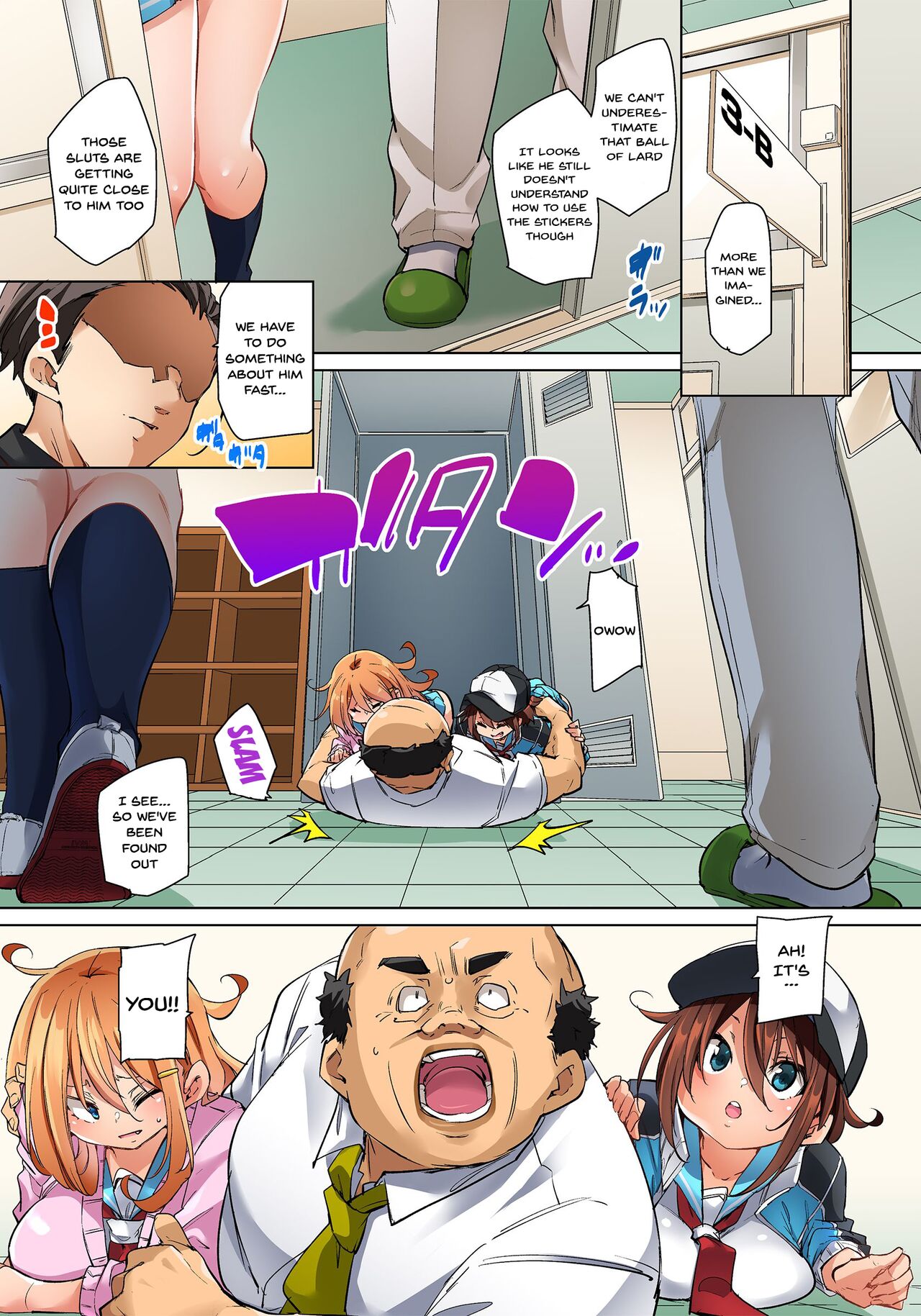 Commanding Stickers!? Ero Seal ~With One Sheet Selfish High Schoolers Become Enslaved to Cock 1-22 page 490