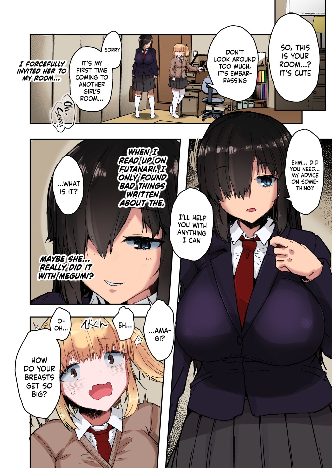 Contamination (Eigetu)] Futa Musume ni Itazura Shicha Ikemasen -Amagi Risa Hen- / Don't Mess With Futa Girls - Amagi Risa Chapter- page 7