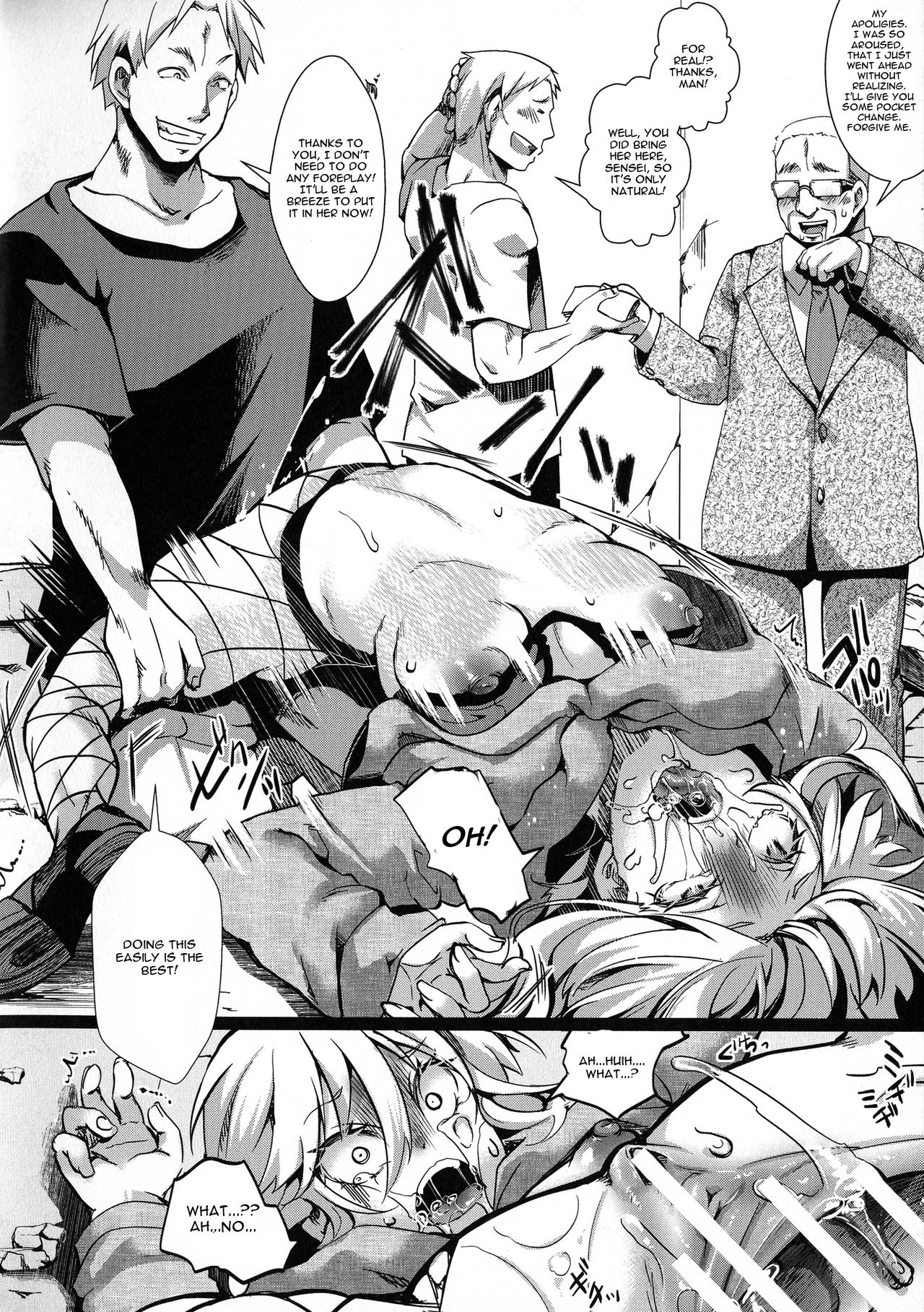 Continual Rape of The College Student Ootori Yui page 14