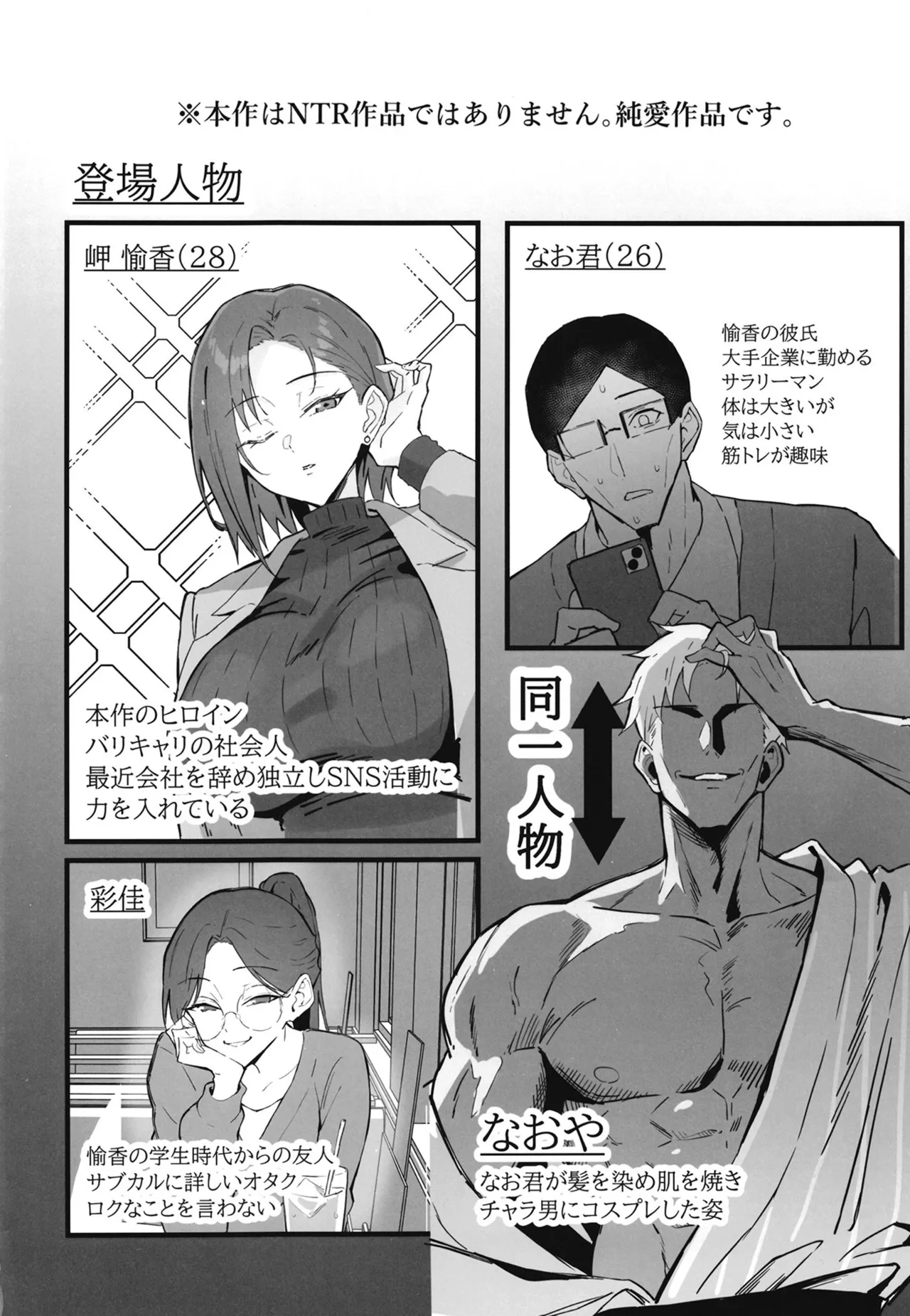 Cool-kei Toshiue BariCare Kanojo Songen Hakai Wakan2 Jun-ai NTR Gokko Hen~ page 3