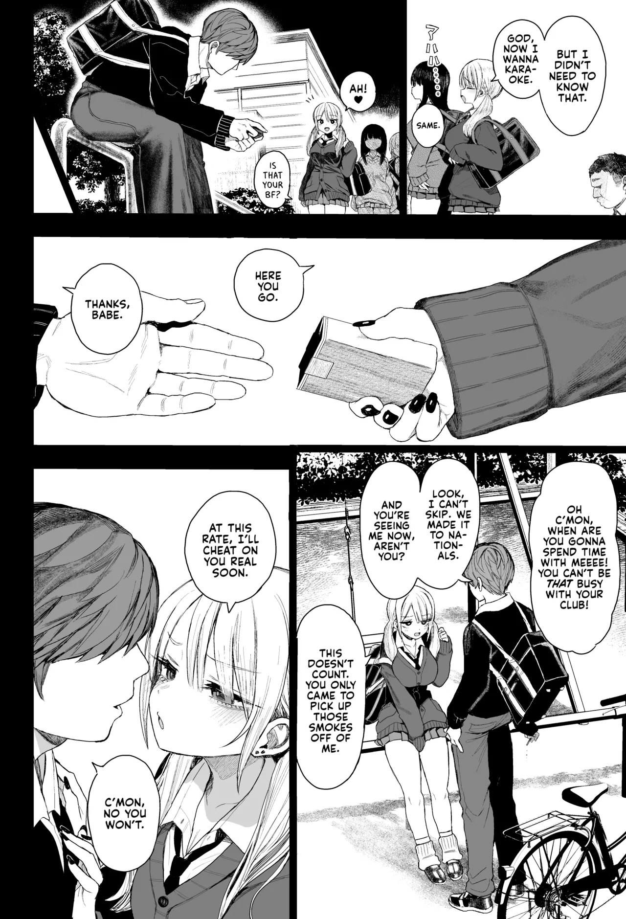 Correcting a Bratty Gyaru + Extras page 9