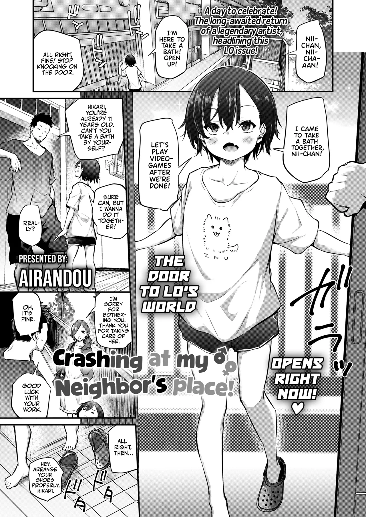 Crashing At My Neighbor's Place page 1