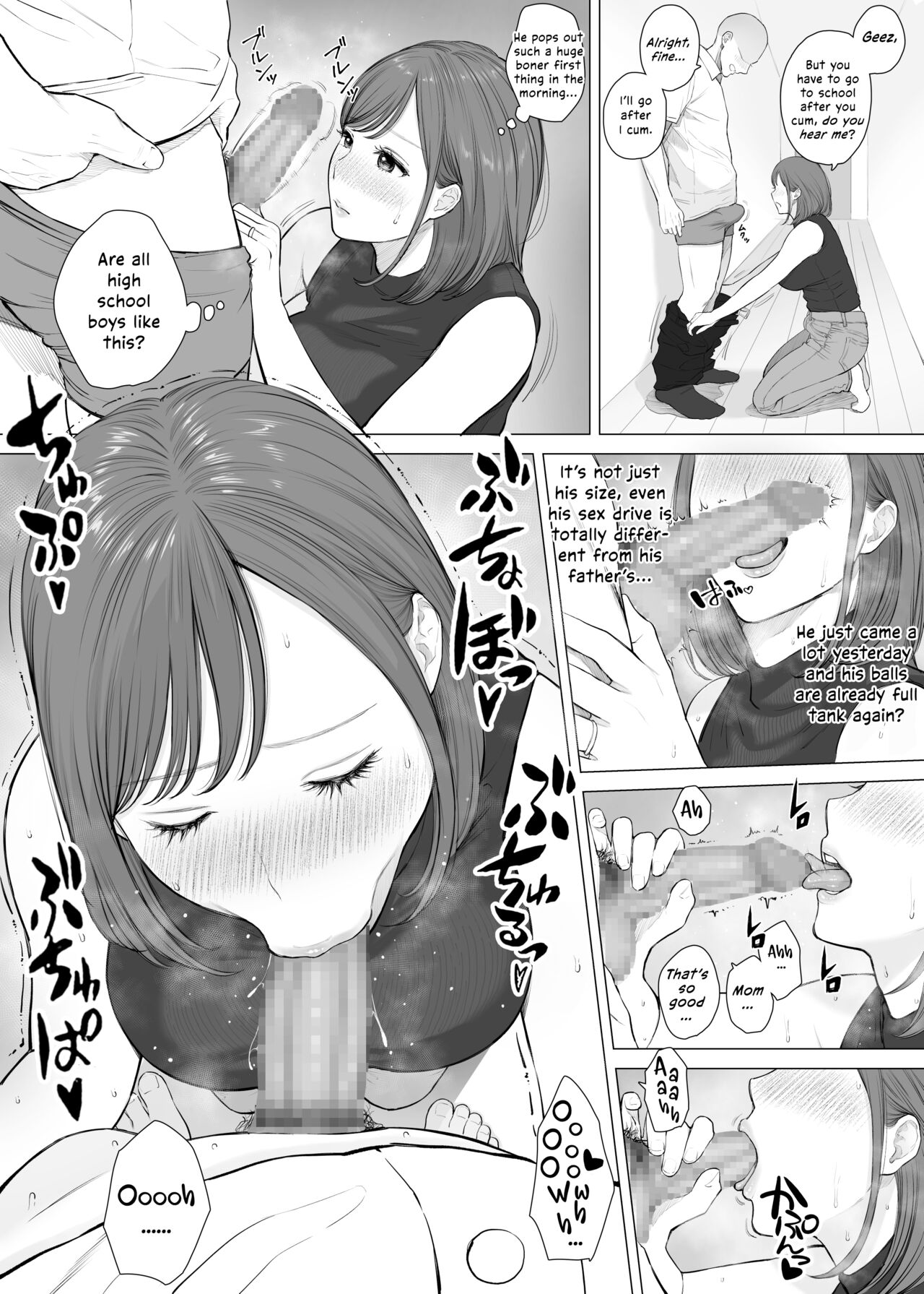 Creampie Incest Sex With My Beloved Mom 2 page 7