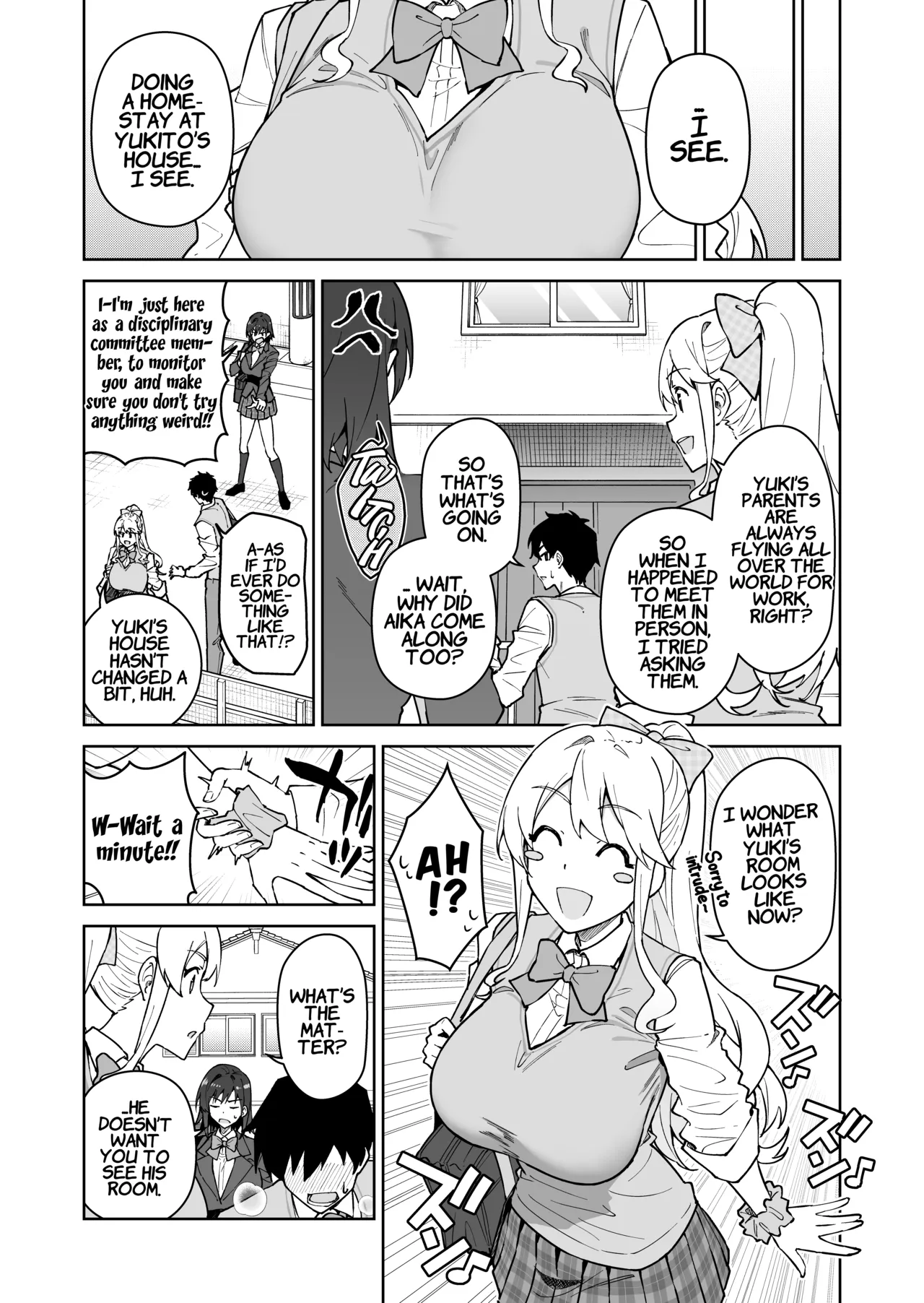 Cross My Heart ~The Tsundere Disciplinary Committee Member and the Beautiful Blonde Exchange Student~ page 11