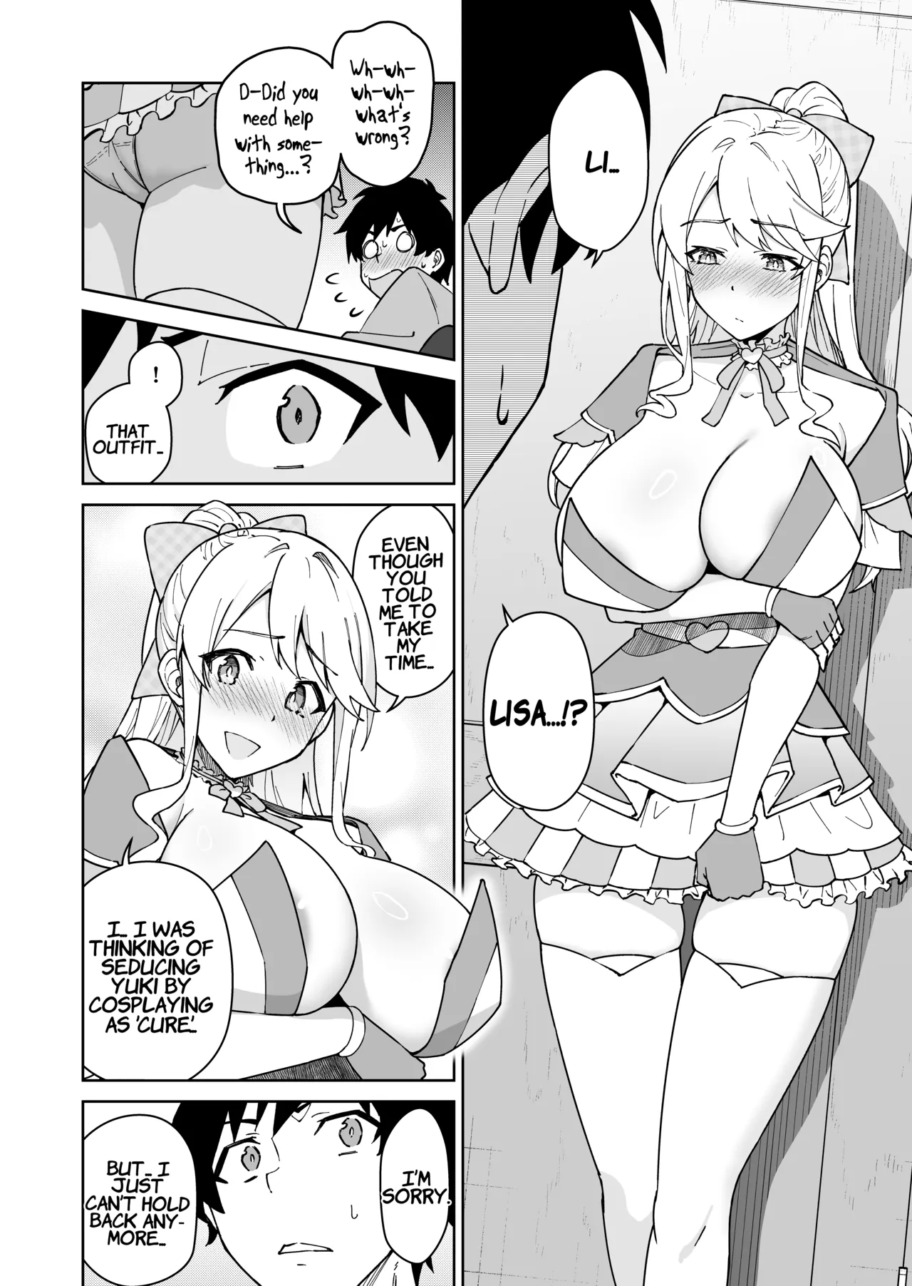 Cross My Heart ~The Tsundere Disciplinary Committee Member and the Beautiful Blonde Exchange Student~ page 19