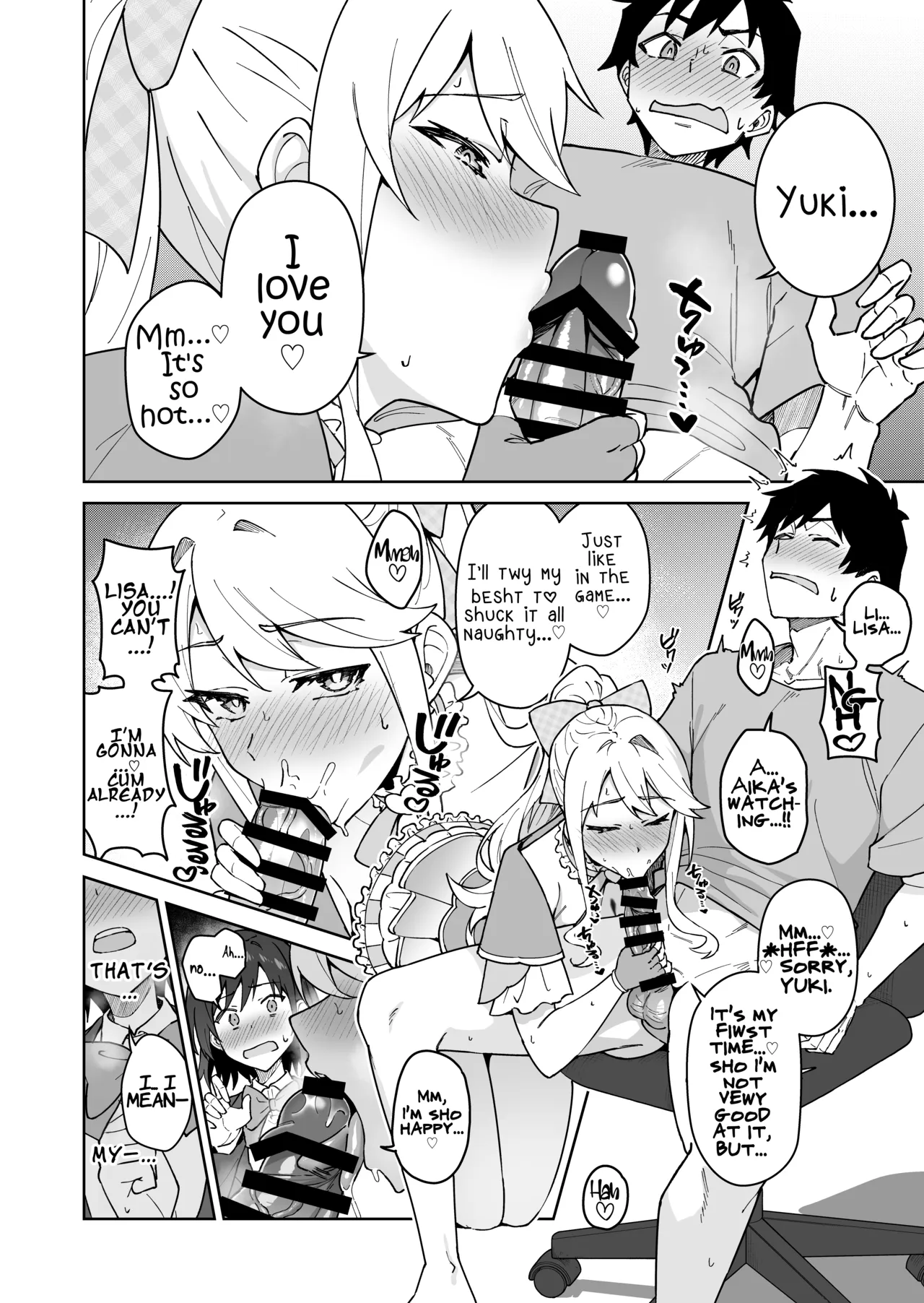 Cross My Heart ~The Tsundere Disciplinary Committee Member and the Beautiful Blonde Exchange Student~ page 21