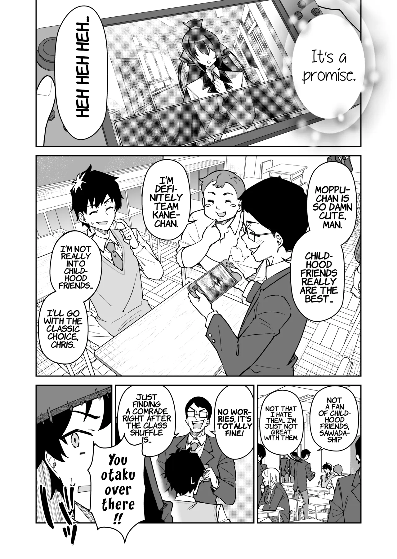 Cross My Heart ~The Tsundere Disciplinary Committee Member and the Beautiful Blonde Exchange Student~ page 5