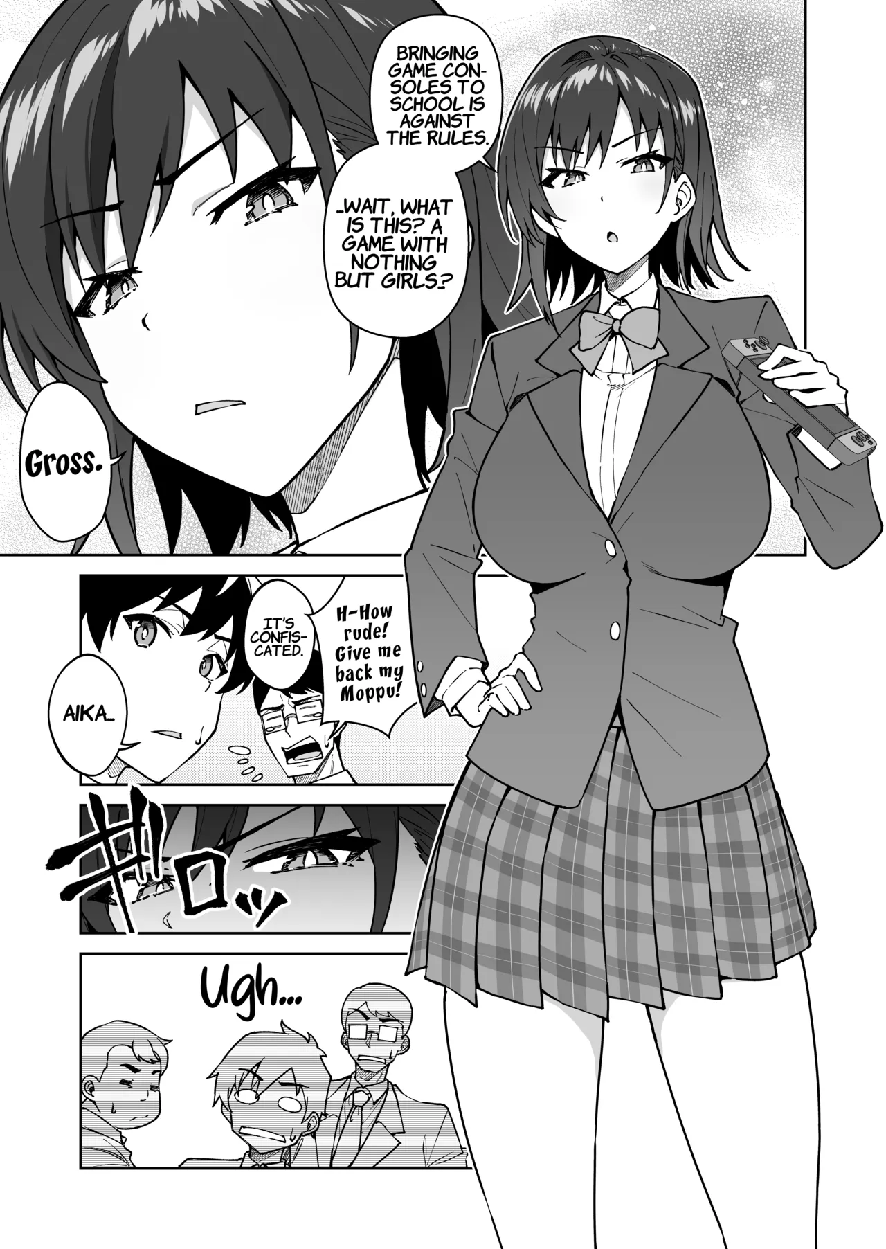 Cross My Heart ~The Tsundere Disciplinary Committee Member and the Beautiful Blonde Exchange Student~ page 6