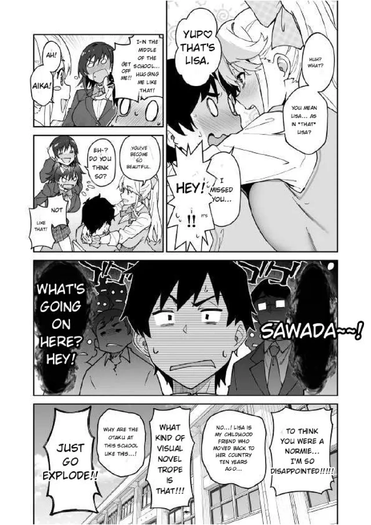 Cross My Heart ~Tsundere Fuuki Iin to Kinpatsu Bishoujo Ryuugakusei~ page 10