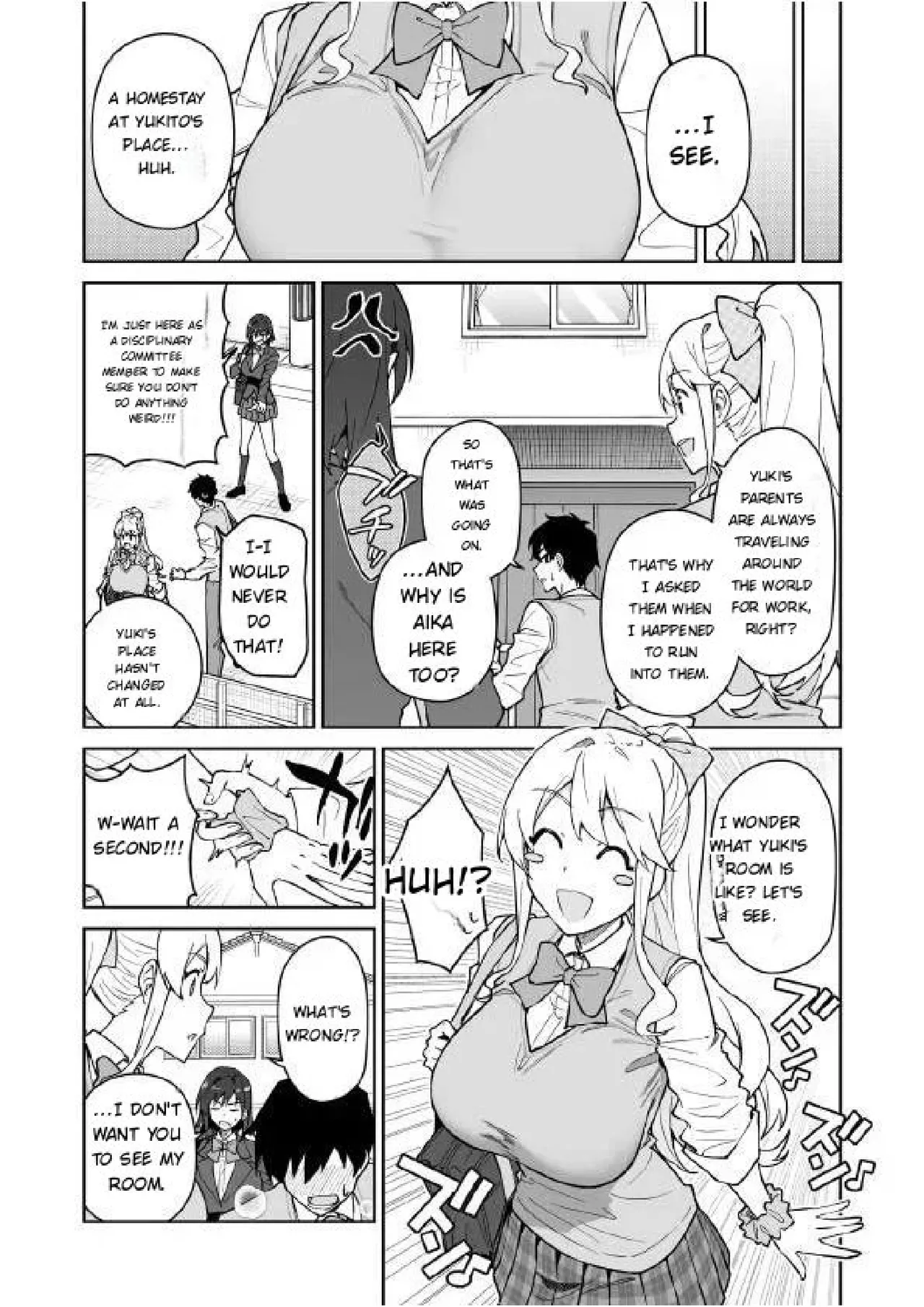 Cross My Heart ~Tsundere Fuuki Iin to Kinpatsu Bishoujo Ryuugakusei~ page 11